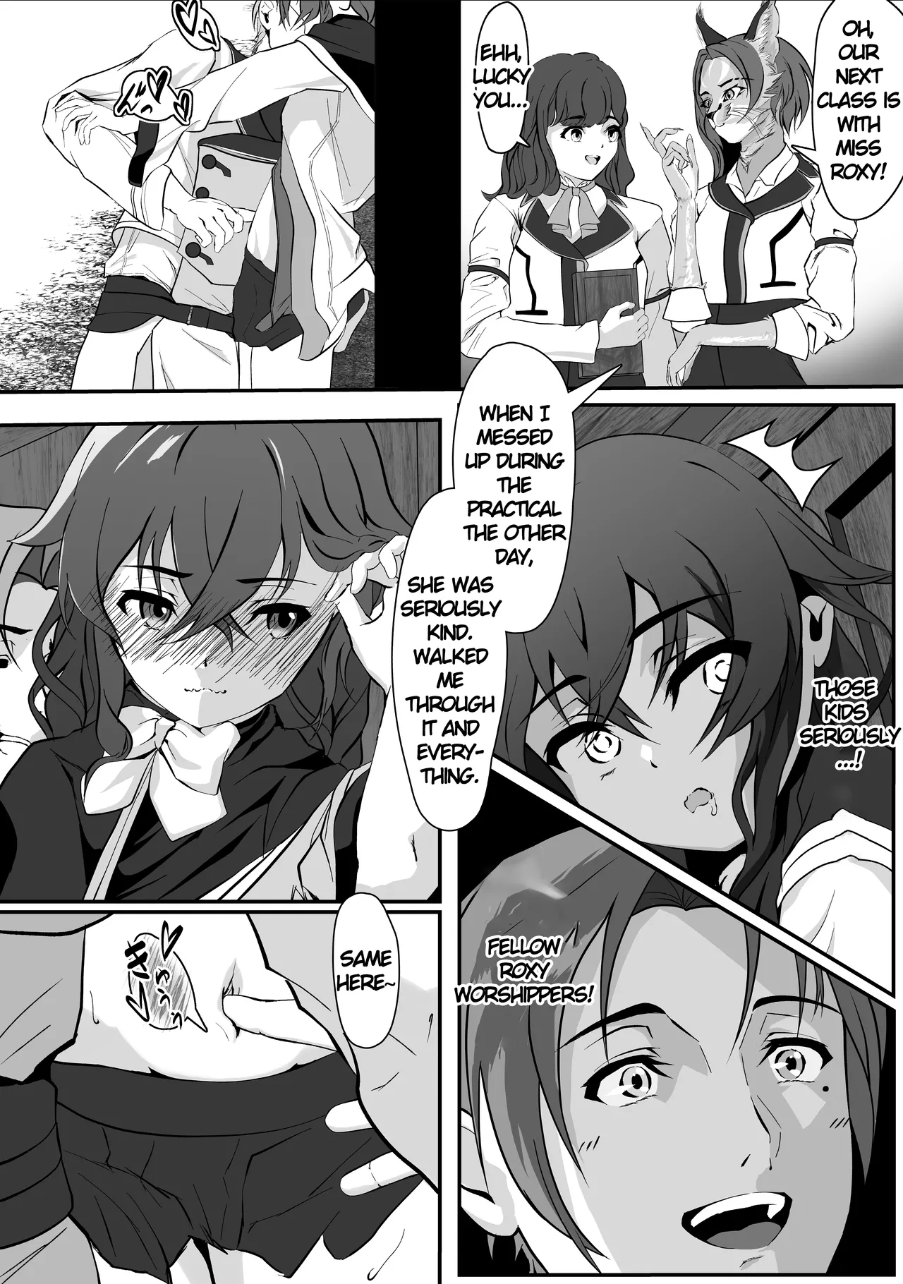 Aoi Haru no Sono de page 12 featuring roxy migurdia mushoku tensei parody - rough translation hentai manga - read online free