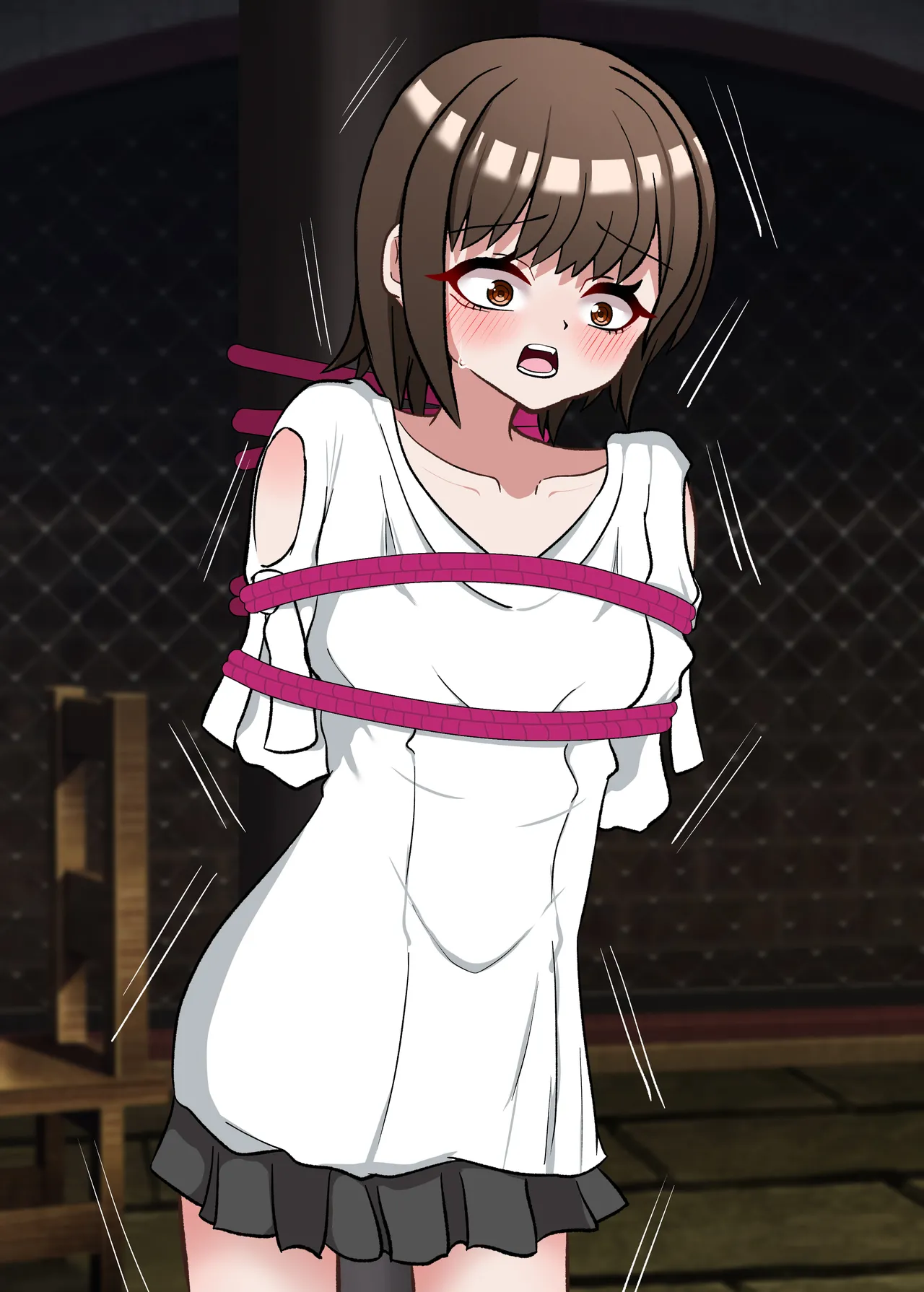 Tensei shitara soku kinbaku dorei ni otosarete tsunde shimaimashita page 35 original parody - big breasts gag hentai manga - read online free