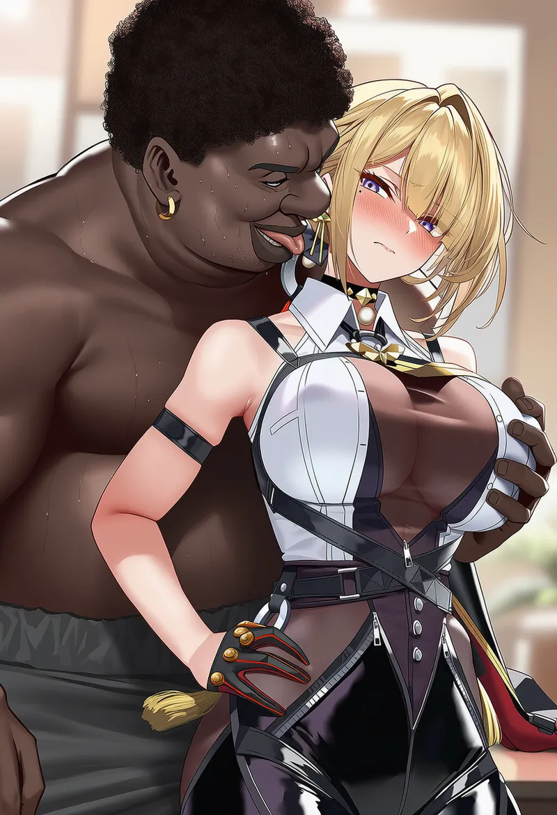 Evelyn Chevalier x BBC page 107 featuring evelyn chevalier zenless zone zero parody - kissing big breasts hentai manga - read online free