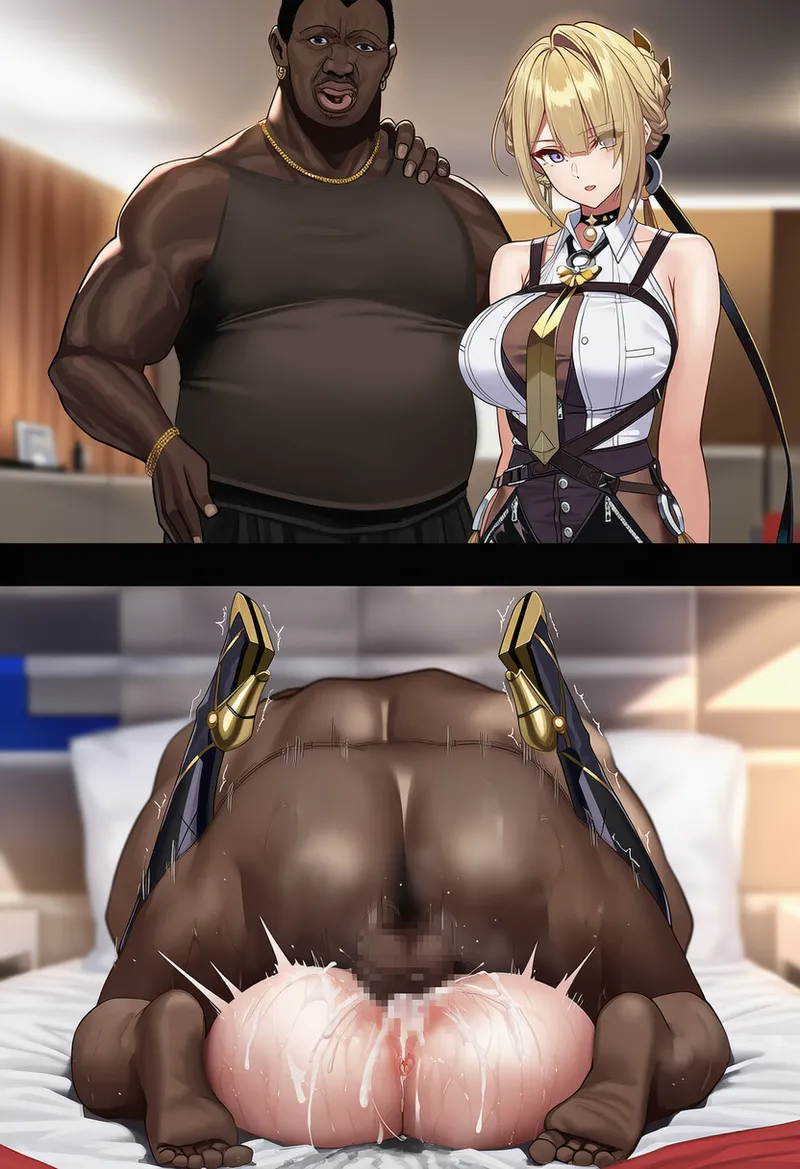 Evelyn Chevalier x BBC page 13 featuring evelyn chevalier zenless zone zero parody - kissing big breasts hentai manga - read online free