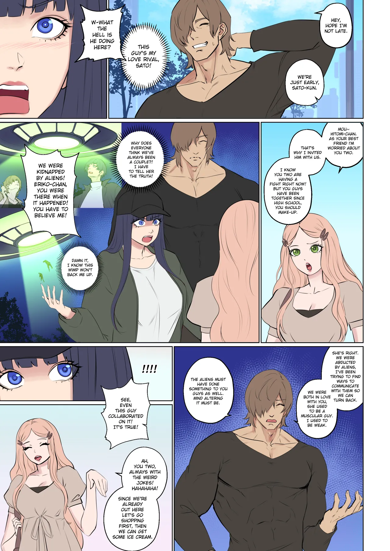 Alien abduction page 26 original parody - swimsuit bikini hentai manga - read online free