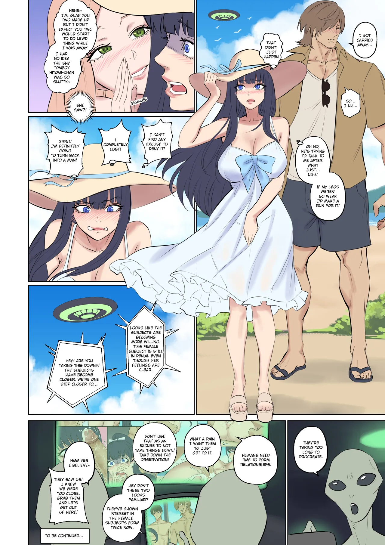 Alien abduction page 46 original parody - kissing big breasts hentai manga - read online free