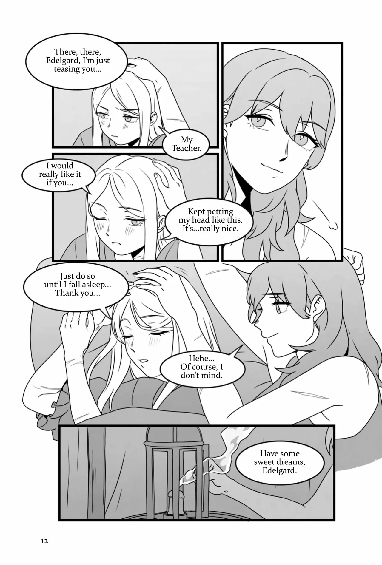 My Heart's a Secret page 12 featuring byleth eisner fire emblem parody - yuri females only hentai manga - read online free