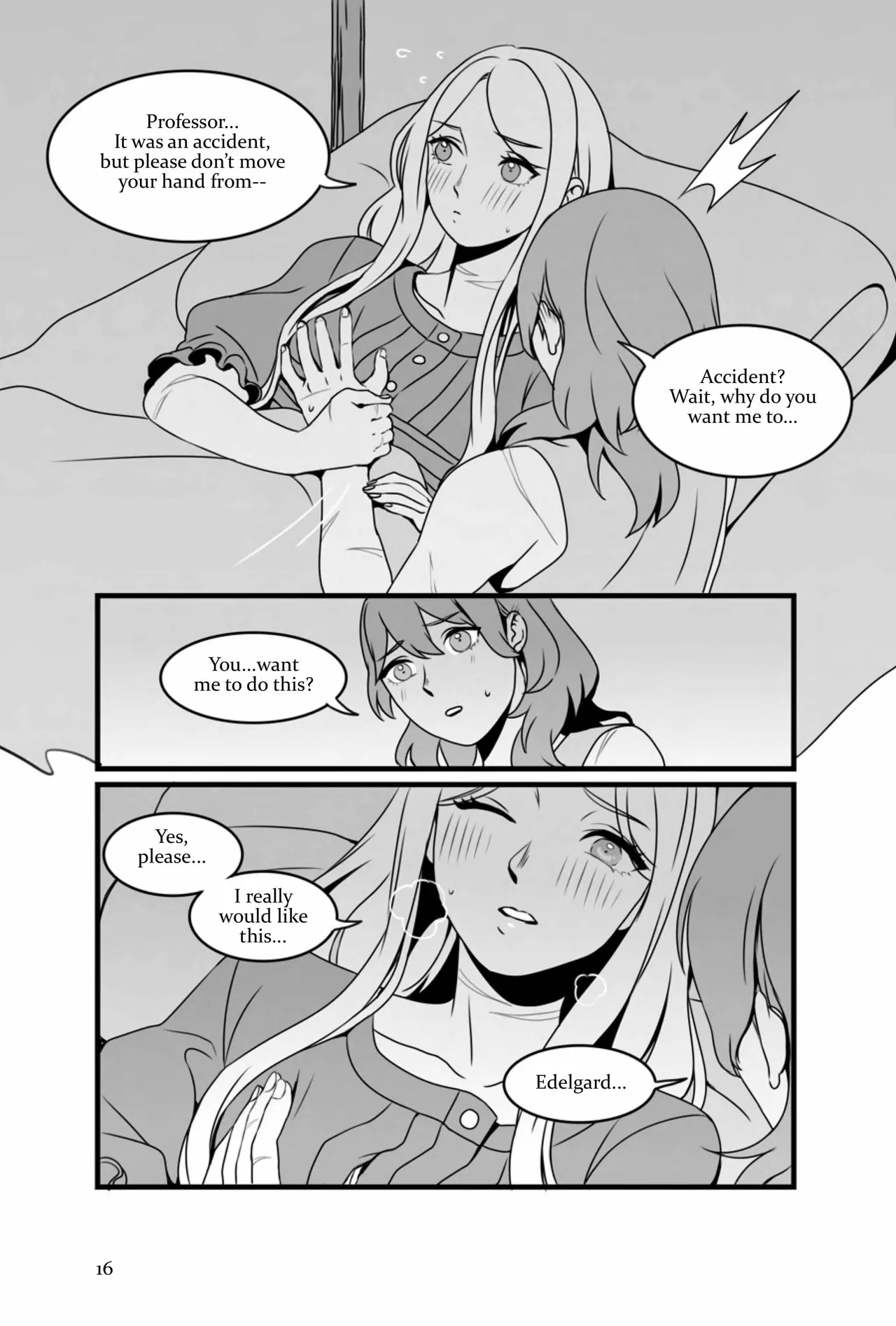 My Heart's a Secret page 16 featuring byleth eisner fire emblem parody - yuri females only hentai manga - read online free