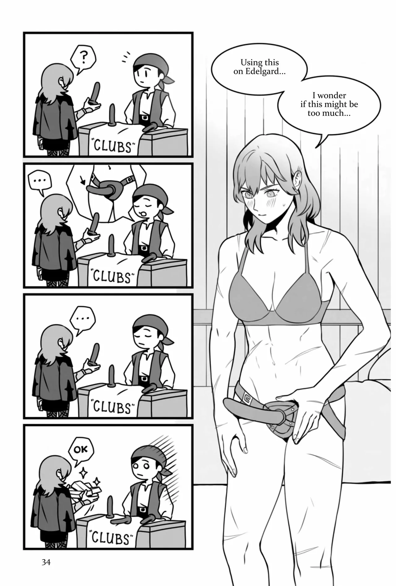 My Heart's a Secret page 34 featuring byleth eisner fire emblem parody - yuri females only hentai manga - read online free