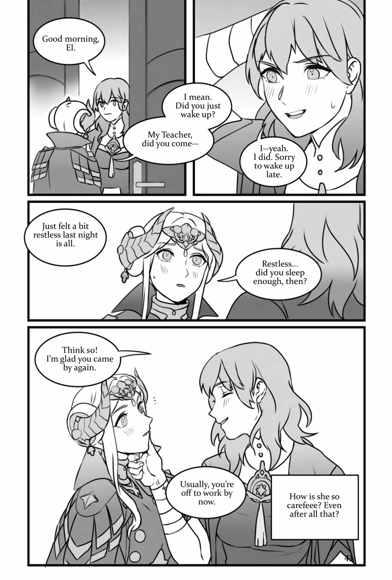 My Heart's a Secret page 43 featuring byleth eisner fire emblem parody - strap-on females only hentai manga - read online free