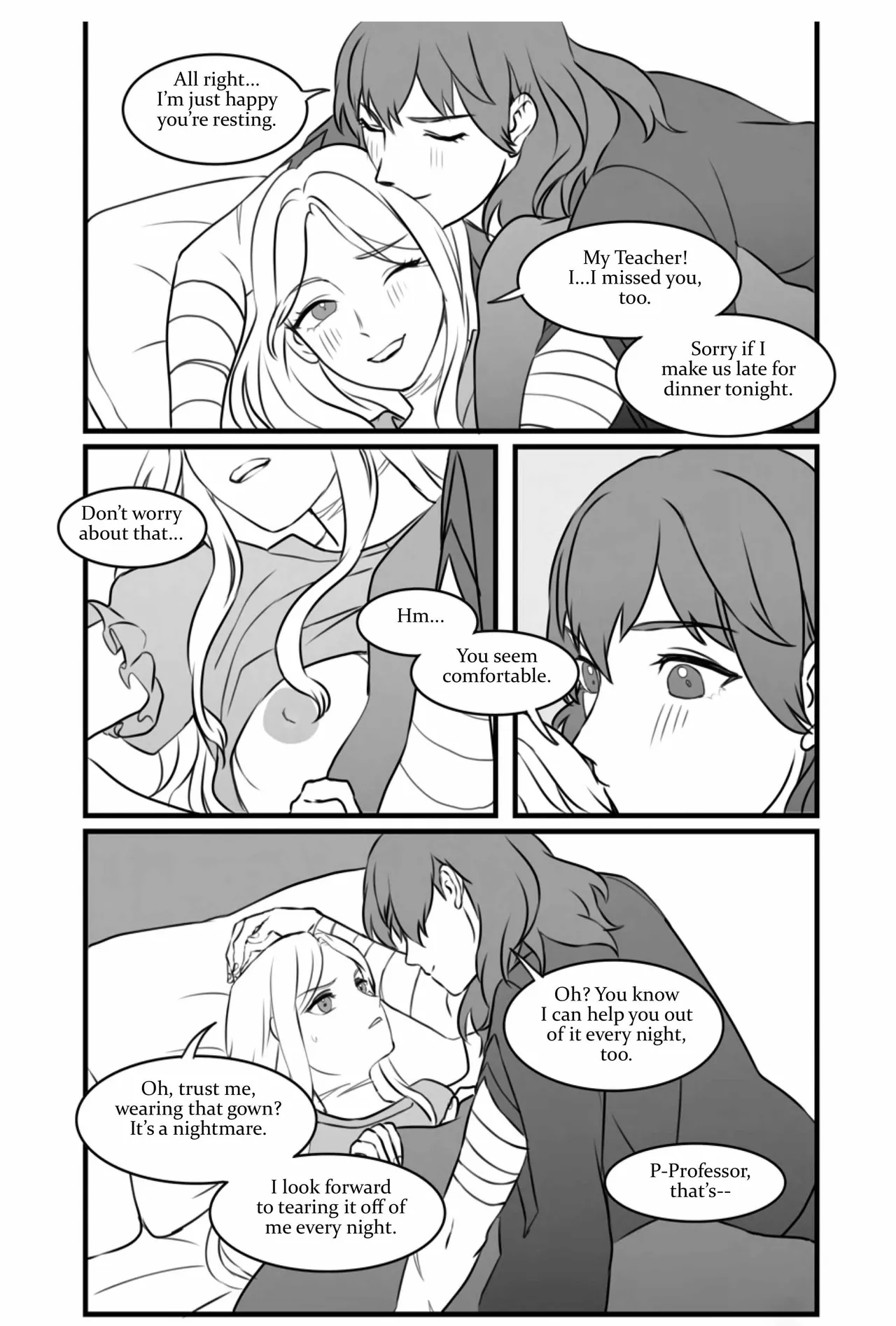 My Heart's a Secret page 52 featuring byleth eisner fire emblem parody - yuri females only hentai manga - read online free