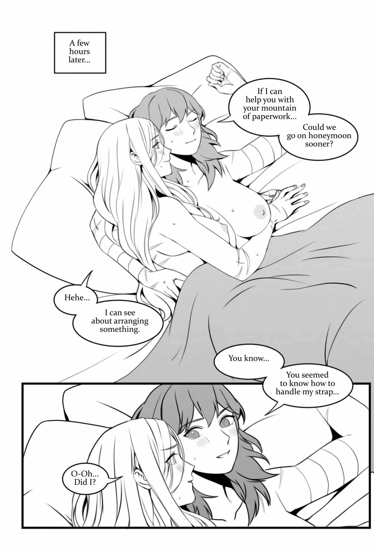 My Heart's a Secret page 72 featuring byleth eisner fire emblem parody - strap-on females only hentai manga - read online free