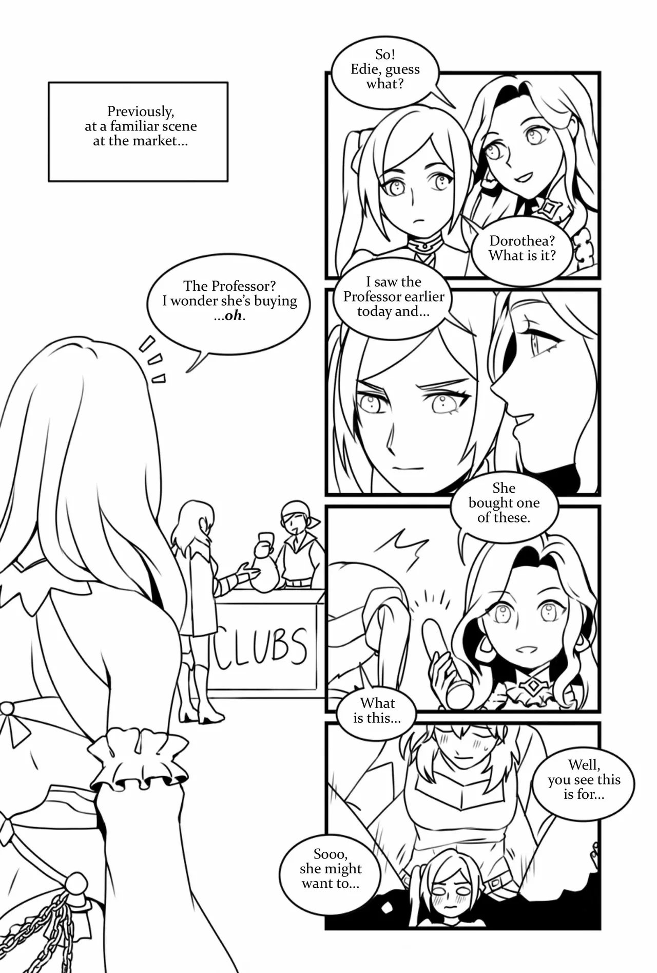 My Heart's a Secret page 73 featuring byleth eisner fire emblem parody - strap-on females only hentai manga - read online free