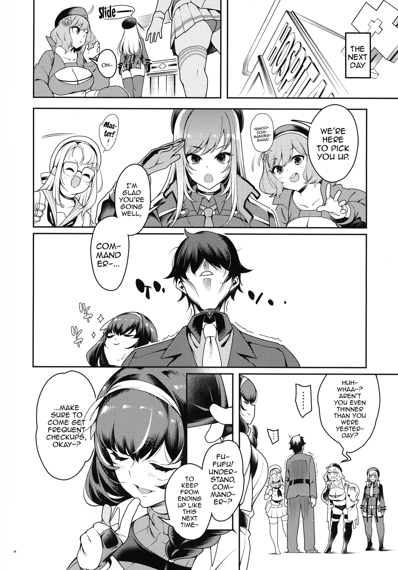 Ecchi de Bunny de Oisha-san | The Lewd Bunny Doctor page 20 featuring shikikan goddess of victory nikke parody - sole female sole male hentai manga - read online free