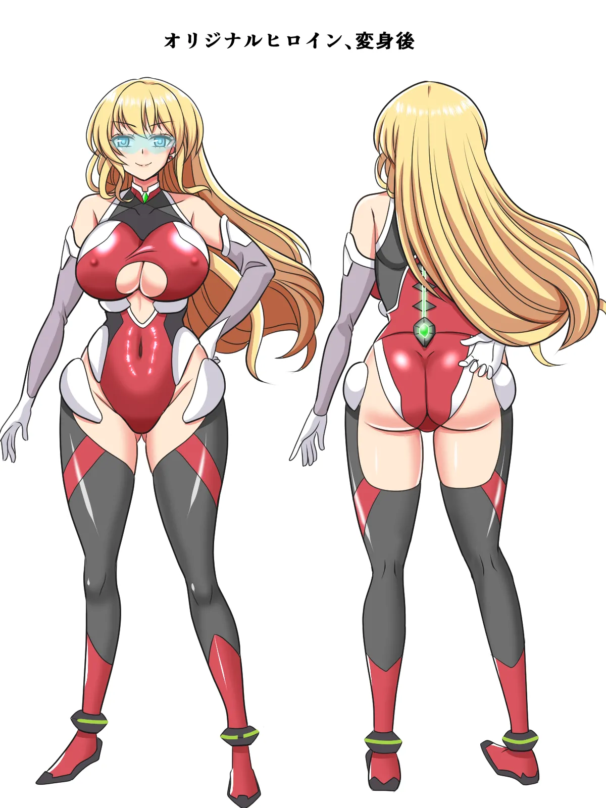 OriChara Henshin Scene page 19 original parody - transformation big breasts hentai manga - read online free