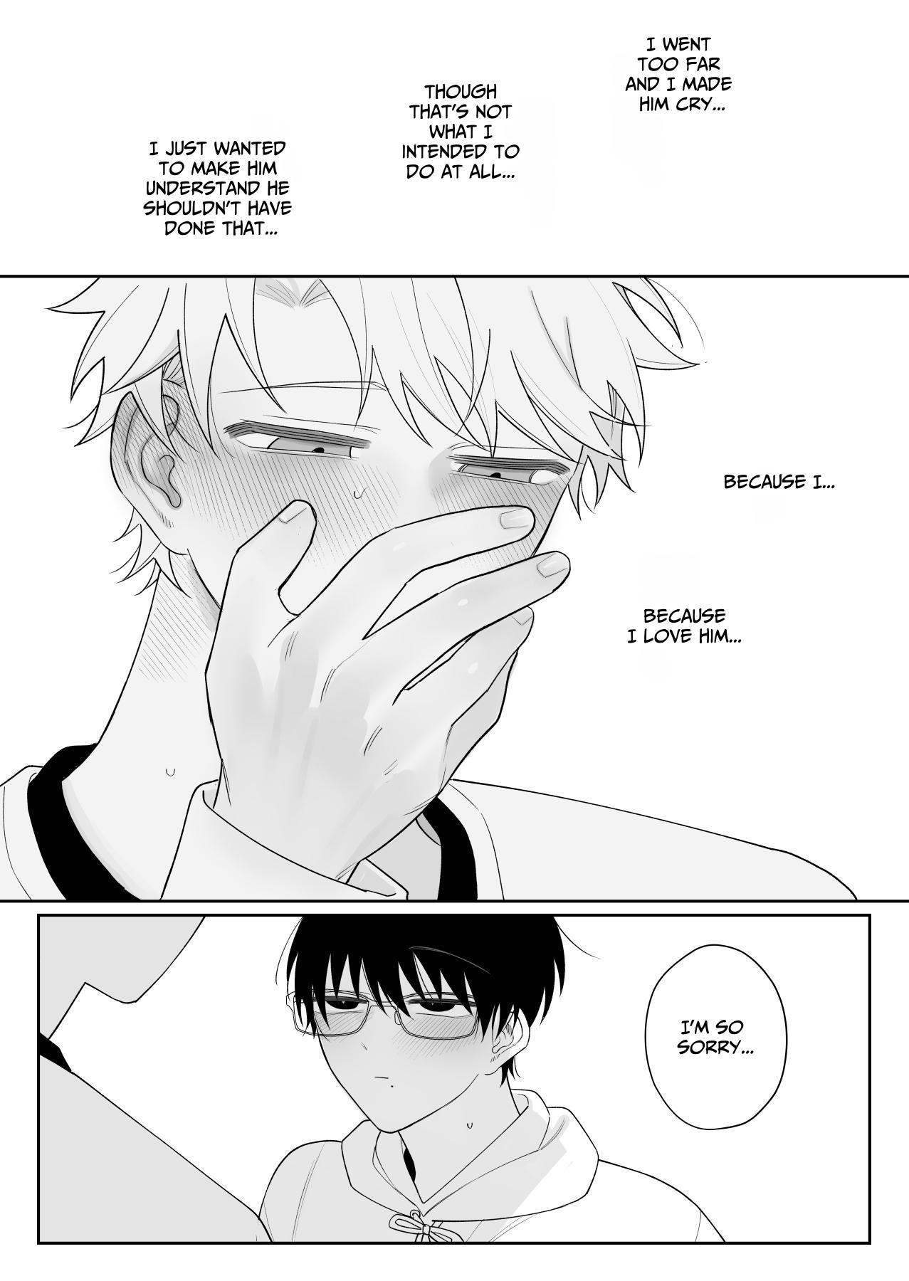 Yurukute Zakokute Naka no Ii Tomodachi 2 | My Loose And Noob Best Friend 2 page 35 original parody - handjob glasses hentai manga - read online free