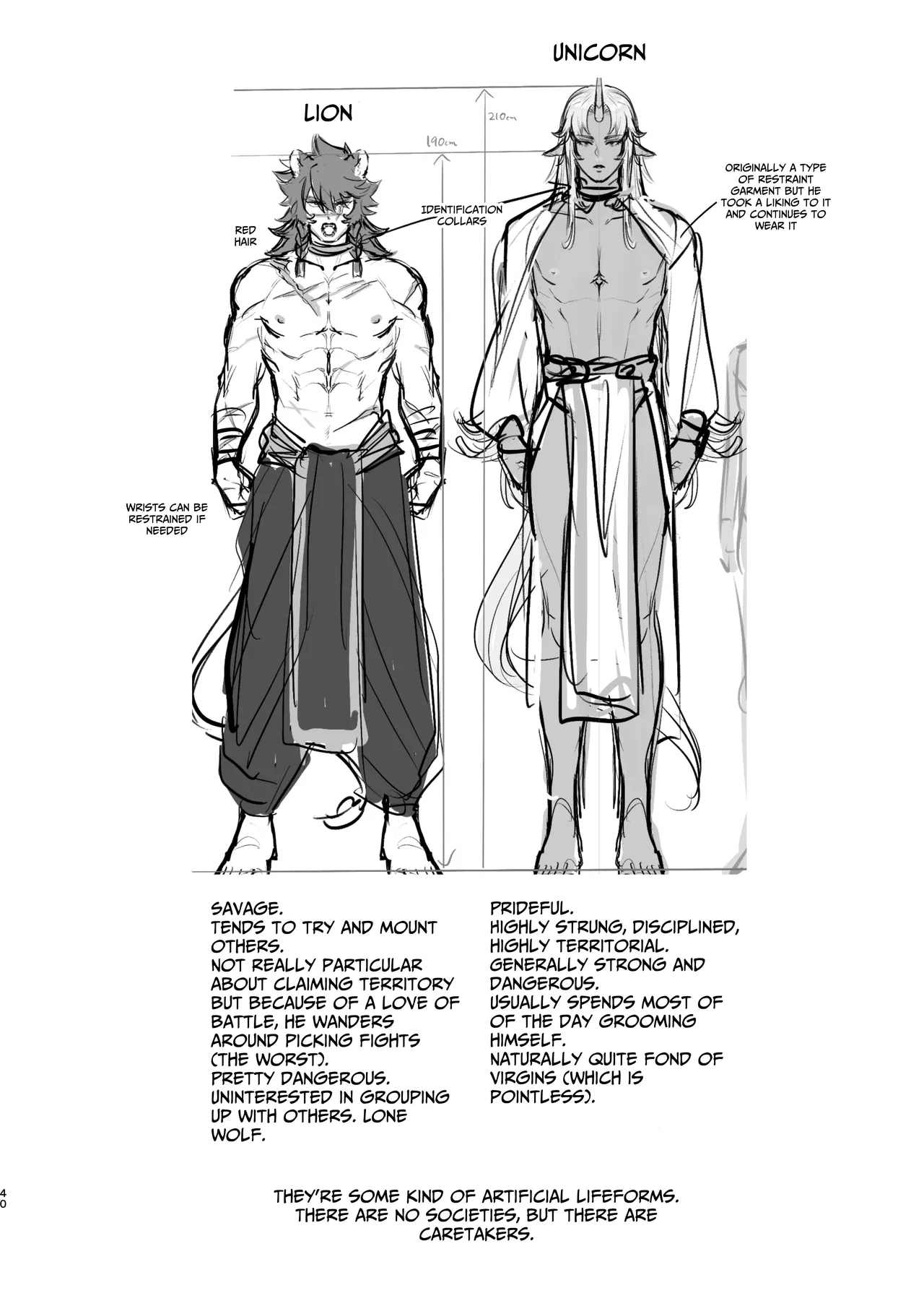 Horn vs Fang page 39 original parody - multiple orgasms cunnilingus hentai manga - read online free