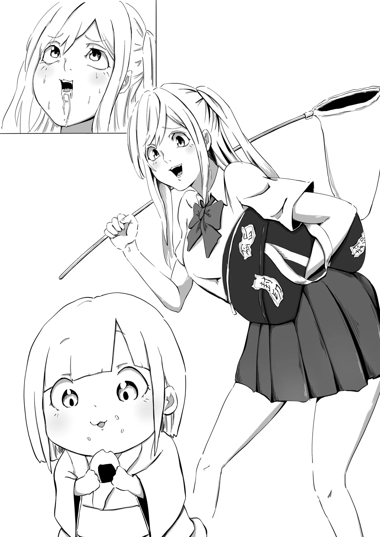 Gyaru to Yukionna page 20 original parody - schoolgirl uniform hentai manga - read online free