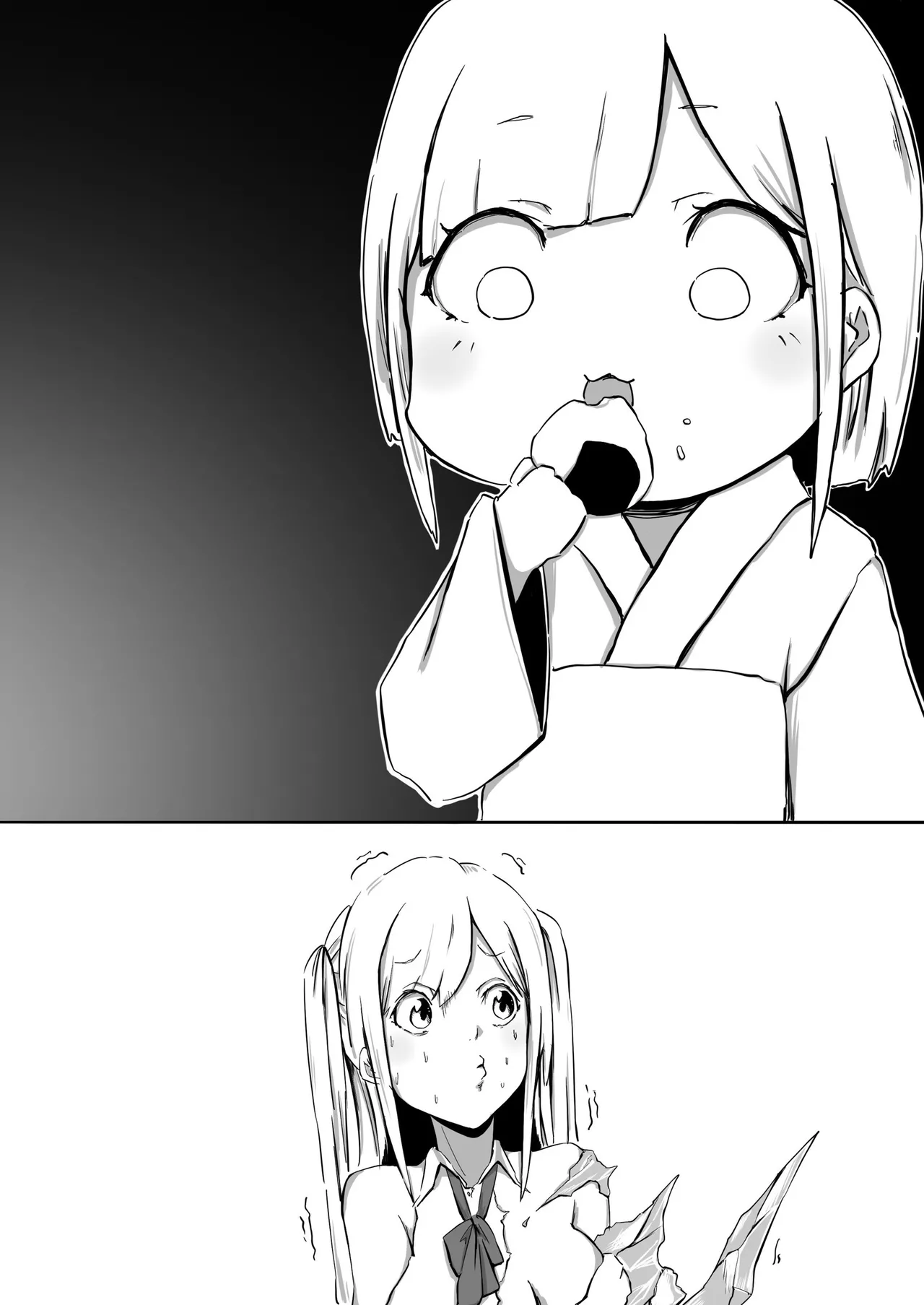 Gyaru to Yukionna page 23 original parody - schoolgirl uniform hentai manga - read online free