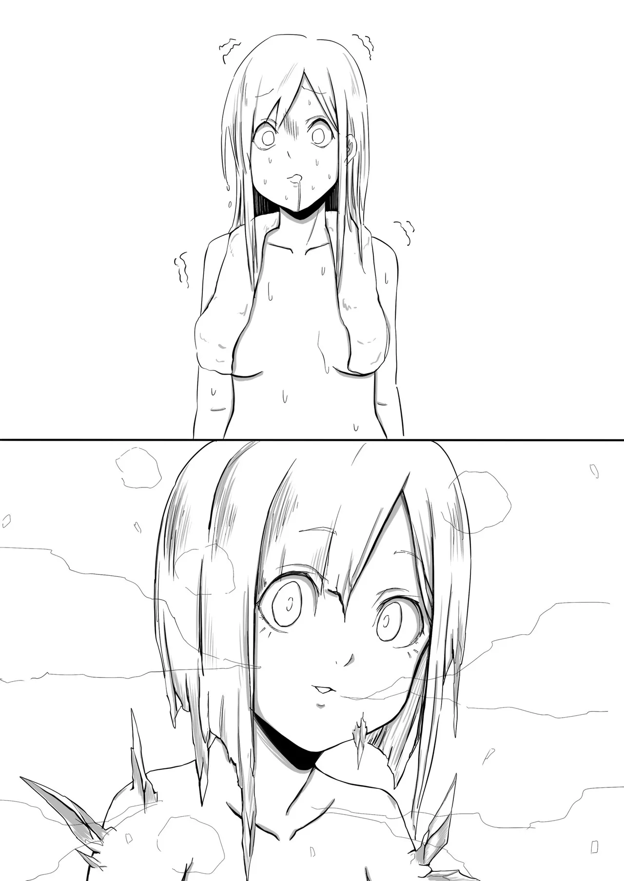 Gyaru to Yukionna page 34 original parody - schoolgirl uniform hentai manga - read online free