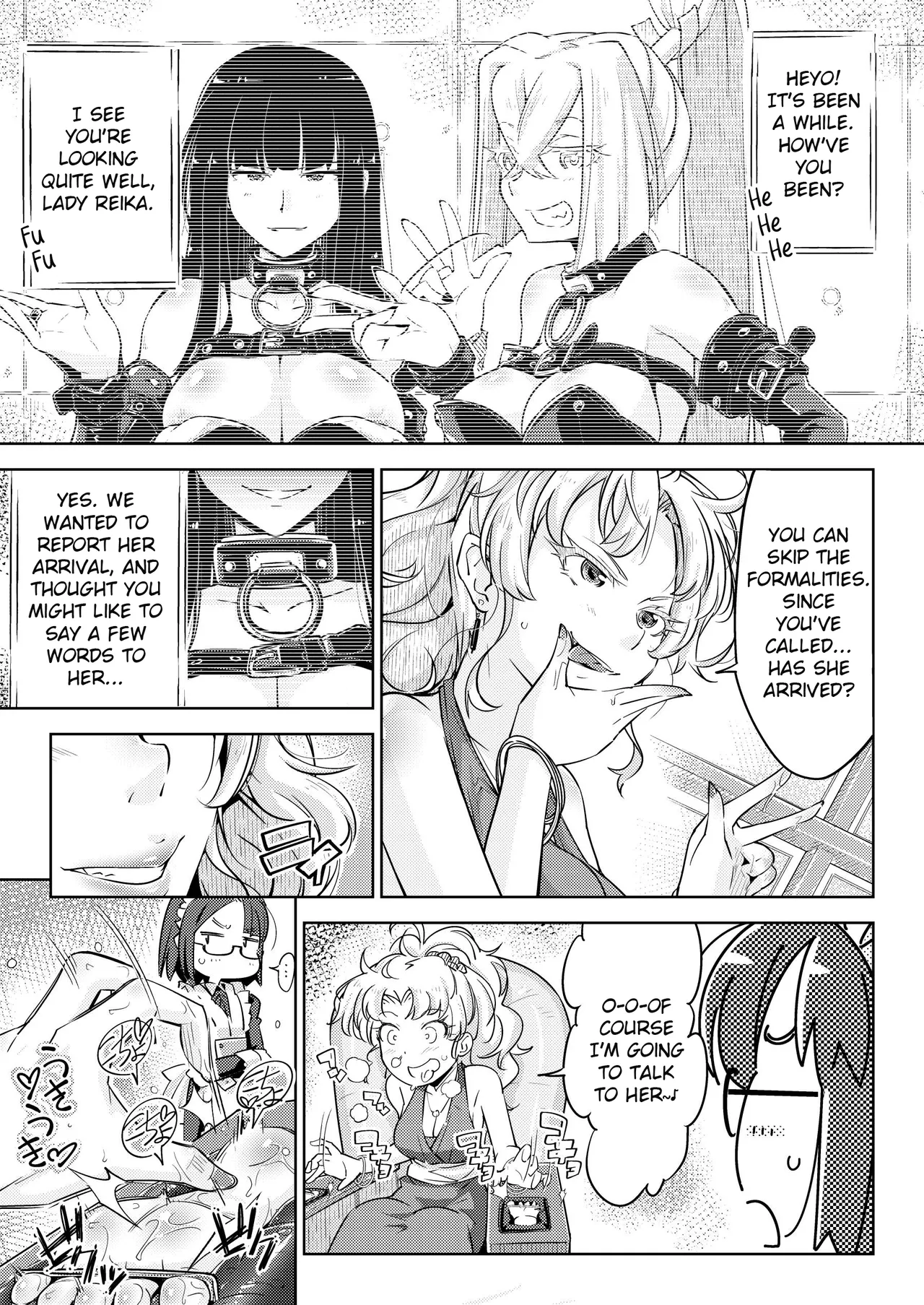 Young Rich's Girl Fall Into Foot Tickling Hell + Bonus Page page 10 original parody - females only sweating hentai manga - read online free