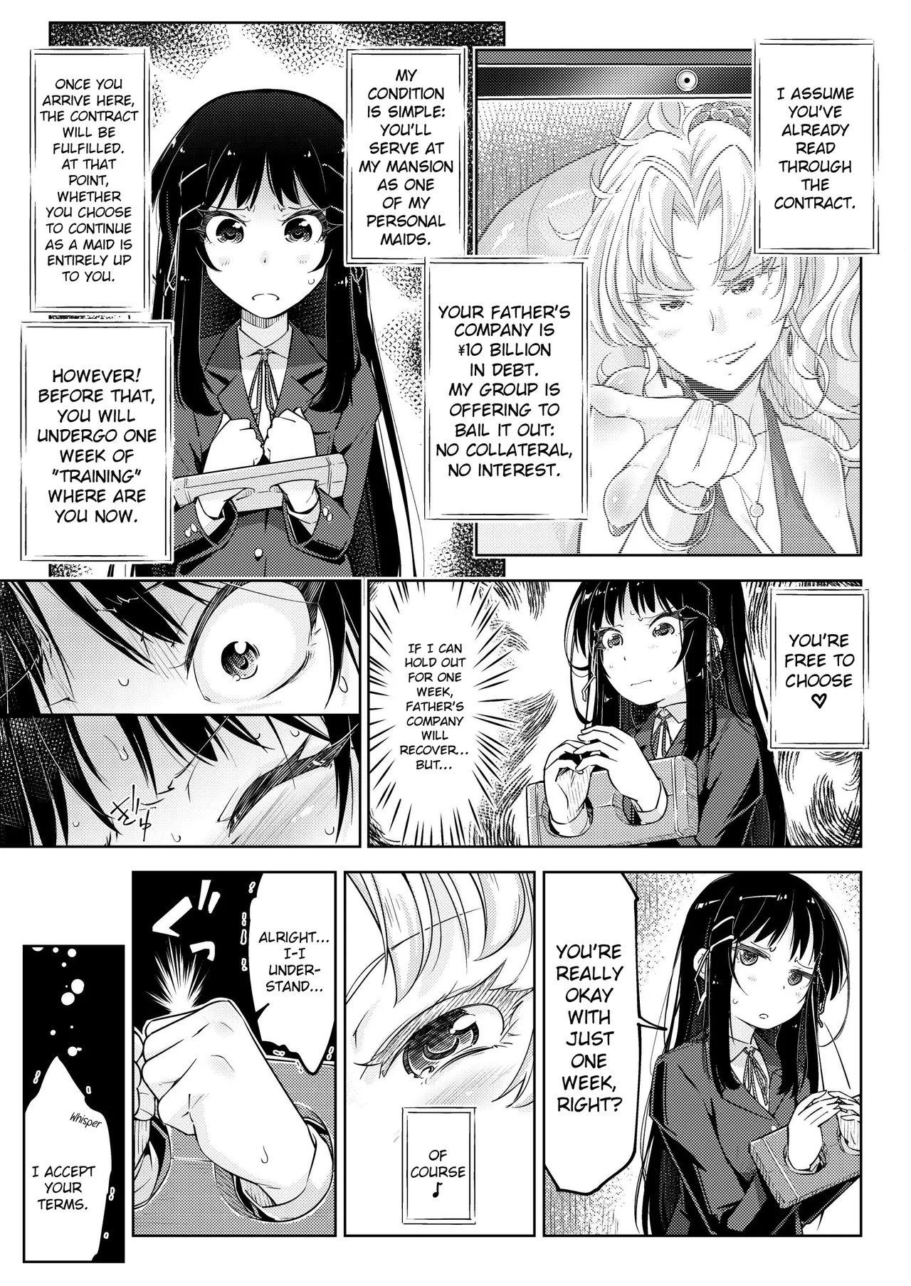 Young Rich's Girl Fall Into Foot Tickling Hell + Bonus Page page 12 original parody - maid sweating hentai manga - read online free