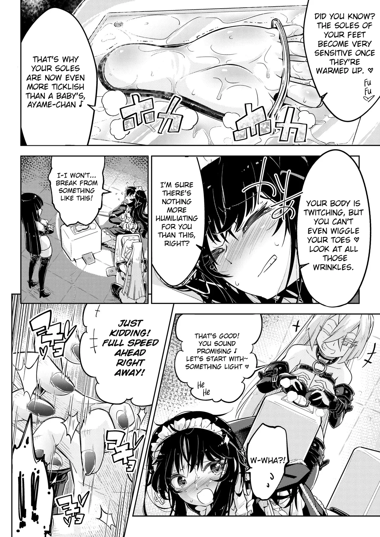 Young Rich's Girl Fall Into Foot Tickling Hell + Bonus Page page 15 original parody - maid sweating hentai manga - read online free