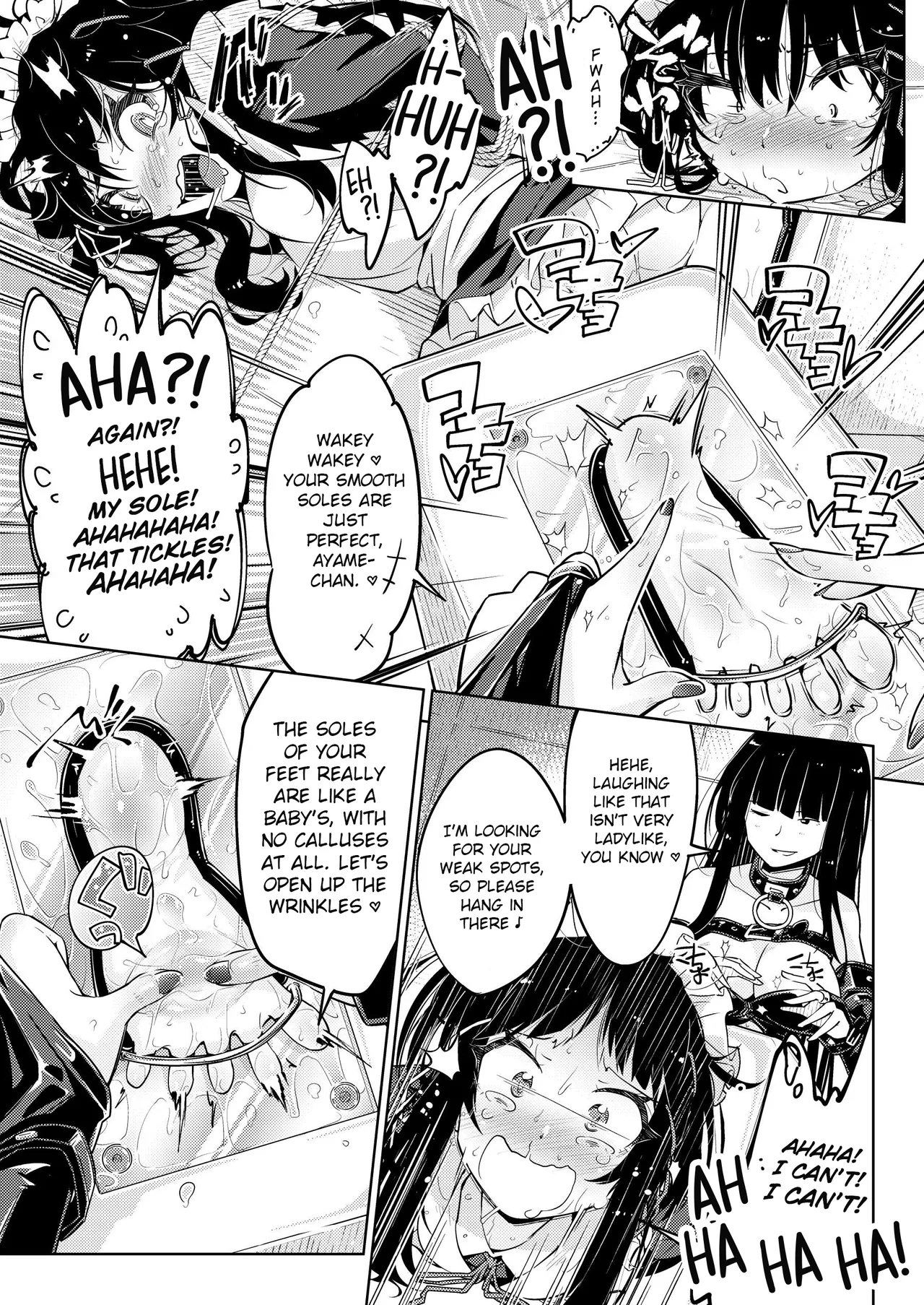 Young Rich's Girl Fall Into Foot Tickling Hell + Bonus Page page 18 original parody - females only sweating hentai manga - read online free