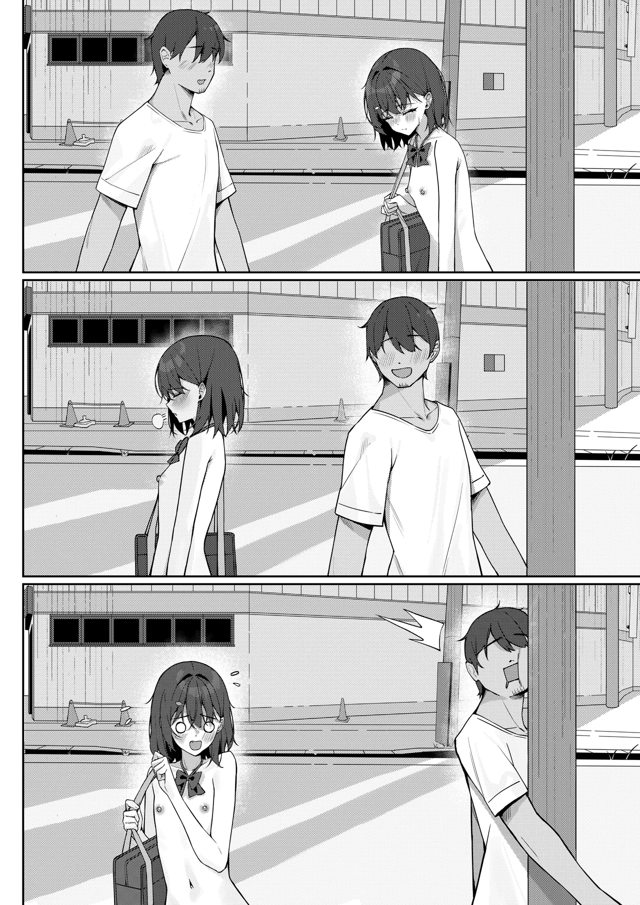 Zenra Toukou Manga page 13 original parody - exhibitionism footjob hentai manga - read online free