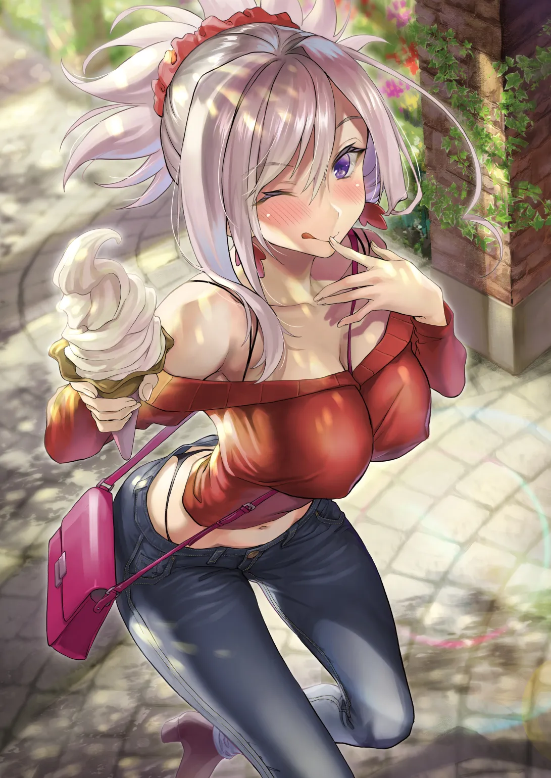 Sagejou Soushuuhen page 166 featuring koyomi araragi kantai collection parody - big breasts garter belt hentai manga - read online free