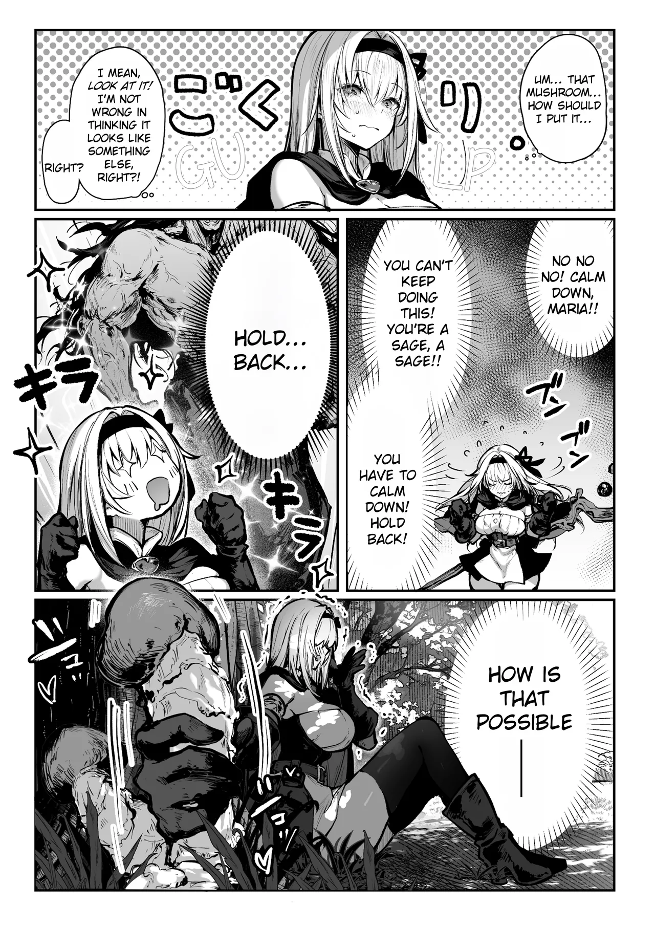 [Pirates Cat] Sei naru Kenja de Gomennasai ~Dai 1 Shou Gaman Shinai to Dame Nanoni~ | Sorry I Became a Sacred Sage ♥ Chapter 1 - Even Though I Have to Hold Back [English] [Rei Scans] [Digital] page 13 original parody - nakadashi multiple orgasms hentai manga - read online free