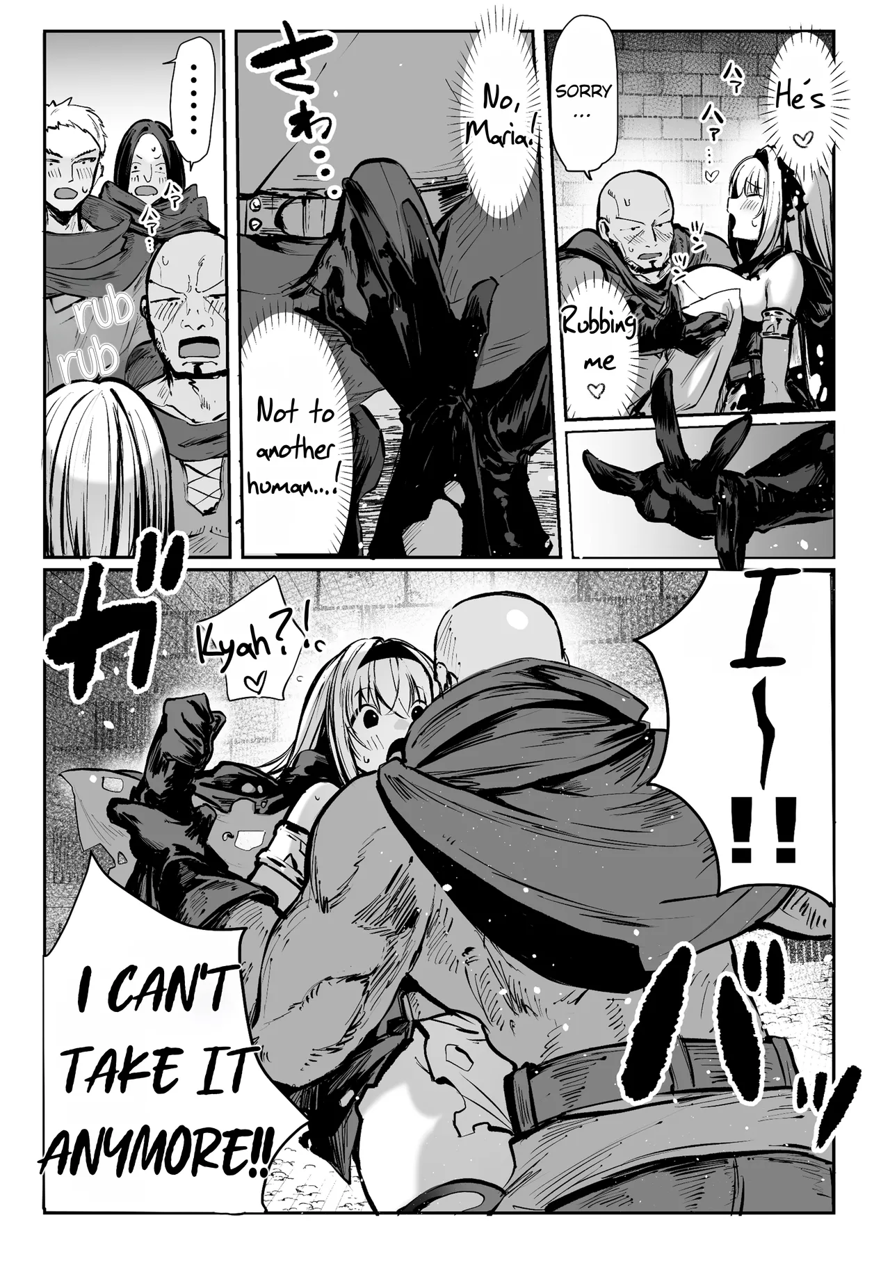 [Pirates Cat] Sei naru Kenja de Gomennasai ~Dai 1 Shou Gaman Shinai to Dame Nanoni~ | Sorry I Became a Sacred Sage ♥ Chapter 1 - Even Though I Have to Hold Back [English] [Rei Scans] [Digital] page 45 original parody - handjob slime hentai manga - read online free