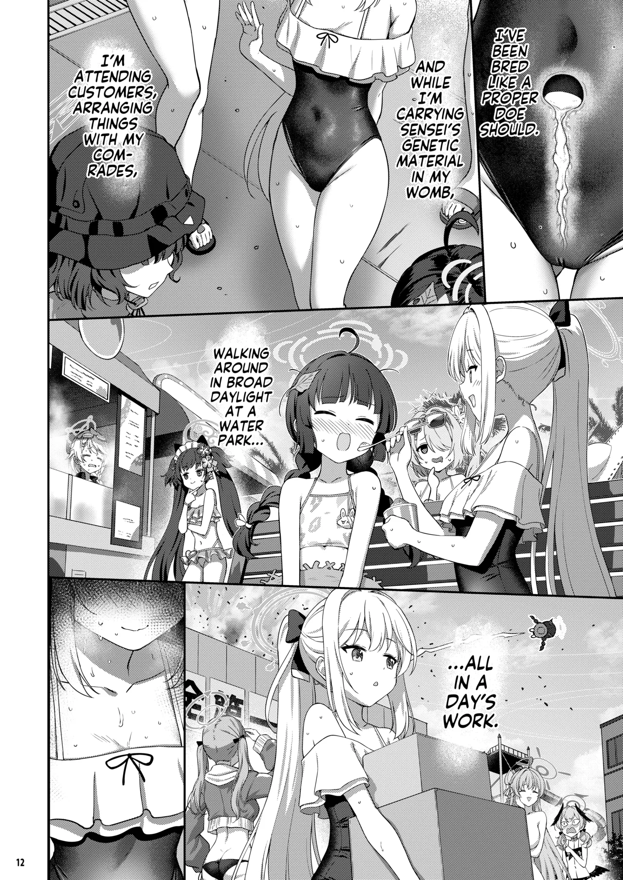 Love It One More page 13 featuring sensei blue archive parody - sole female sole male hentai manga - read online free