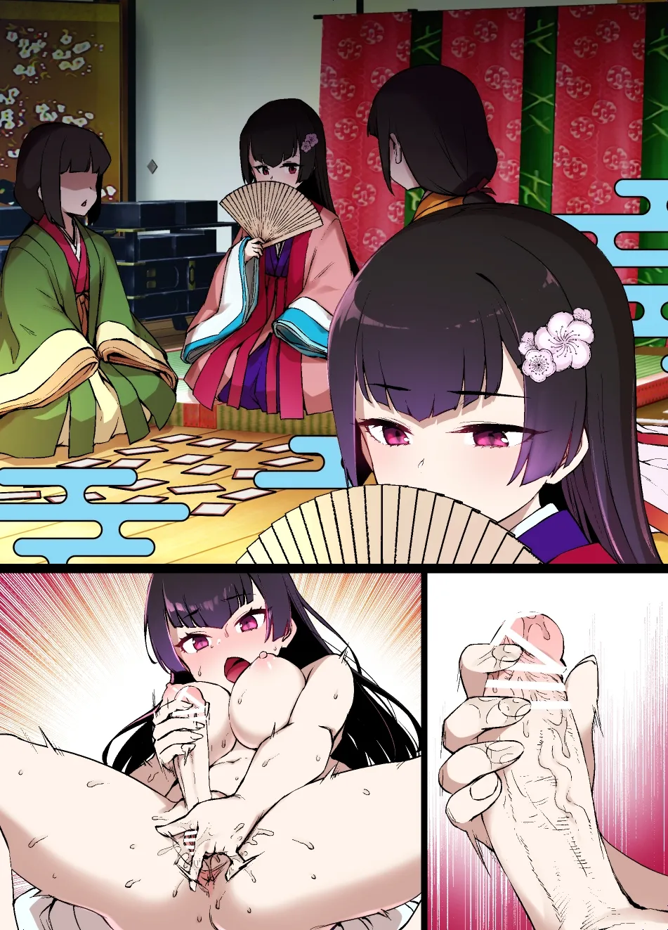 Inma ni Misomerareta Heian Kizoku no Futanari Hime Manga page 51 original parody - futanari sweating hentai manga - read online free