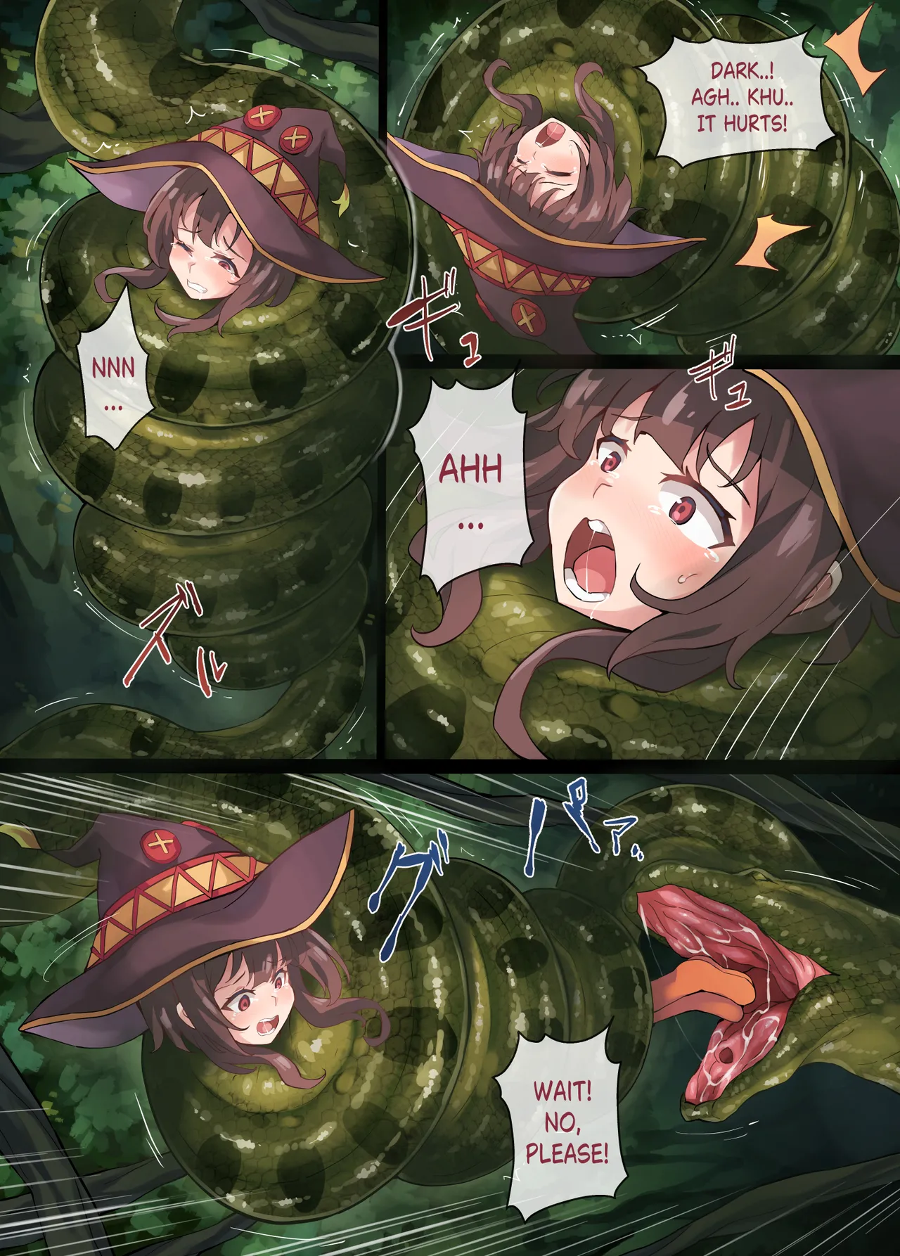 Kono Subarashii Wrestle Quest! page 34 featuring aqua kono subarashii sekai ni syukufuku o parody - big breasts swimsuit hentai manga - read online free