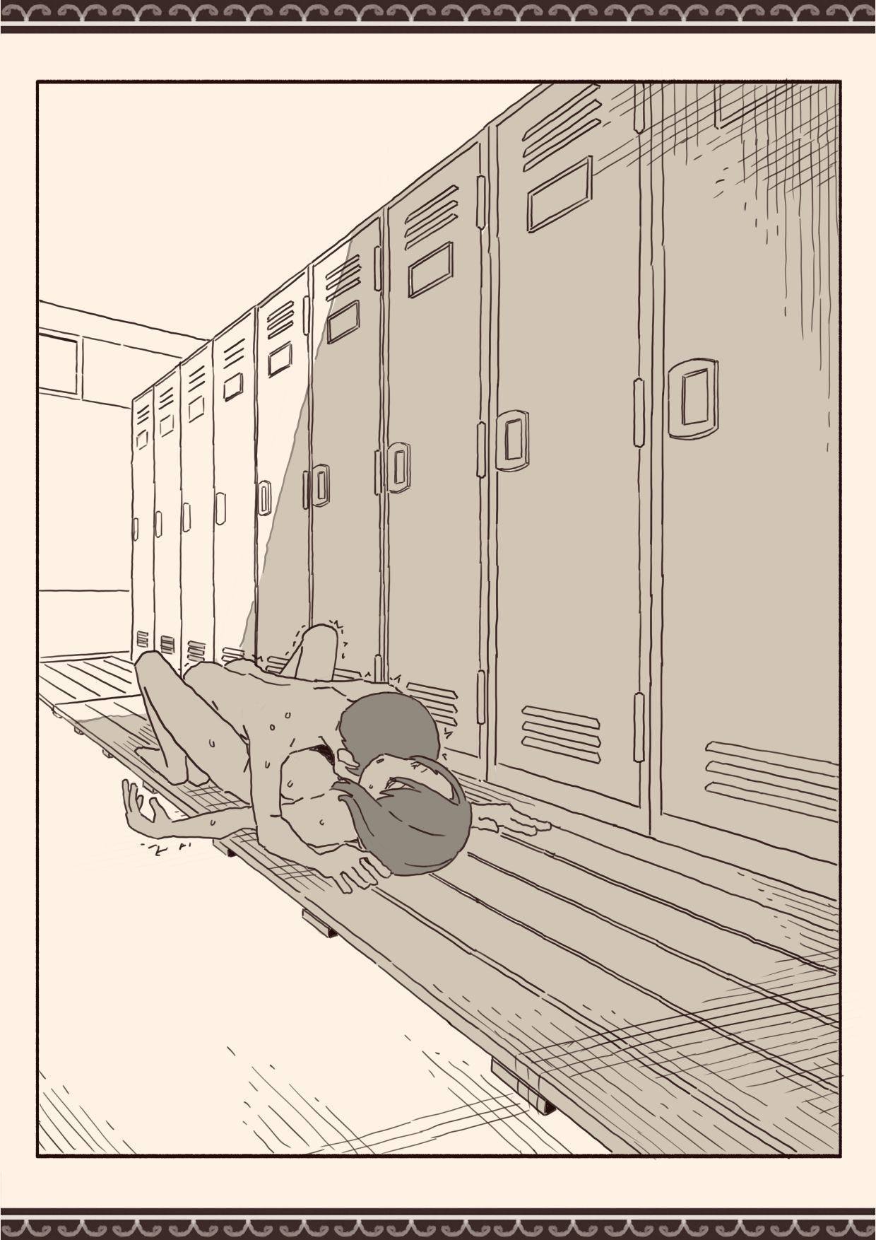 オカズの先輩 page 39 original parody - swimsuit schoolboy uniform hentai manga - read online free