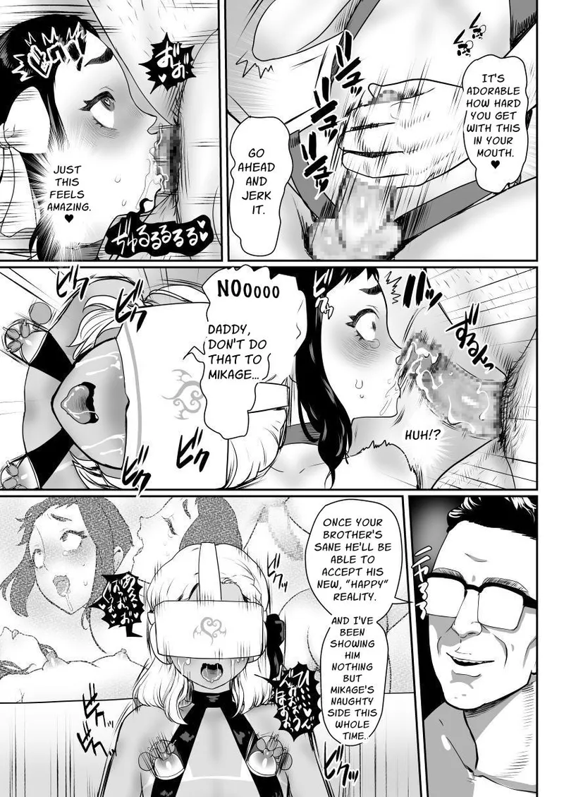 Nou Kaizou Shiawase Kazoku 2 Chichi no Hijou Naru Kyoudai Donburi | Happy Brain Modified Family 2 page 32 original parody - mosaic censorship multi-work series hentai manga - read online free