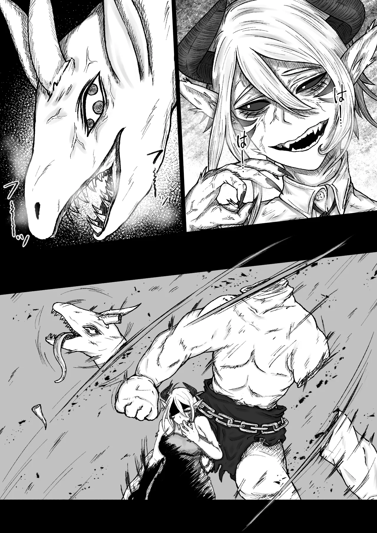 Isekai de Zenshin Mofumofu Mazoku no Onee-san to Party o Kunde Omanko shite Morau Hanashi page 10 original parody - sole female sole male hentai manga - read online free