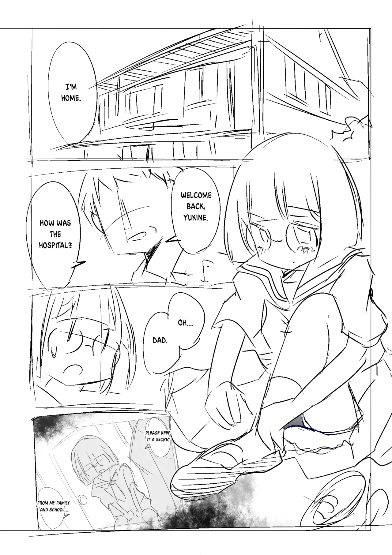 Hiiragi Yukine’s invisible bonds page 14 original parody - chastity belt glasses hentai manga - read online free