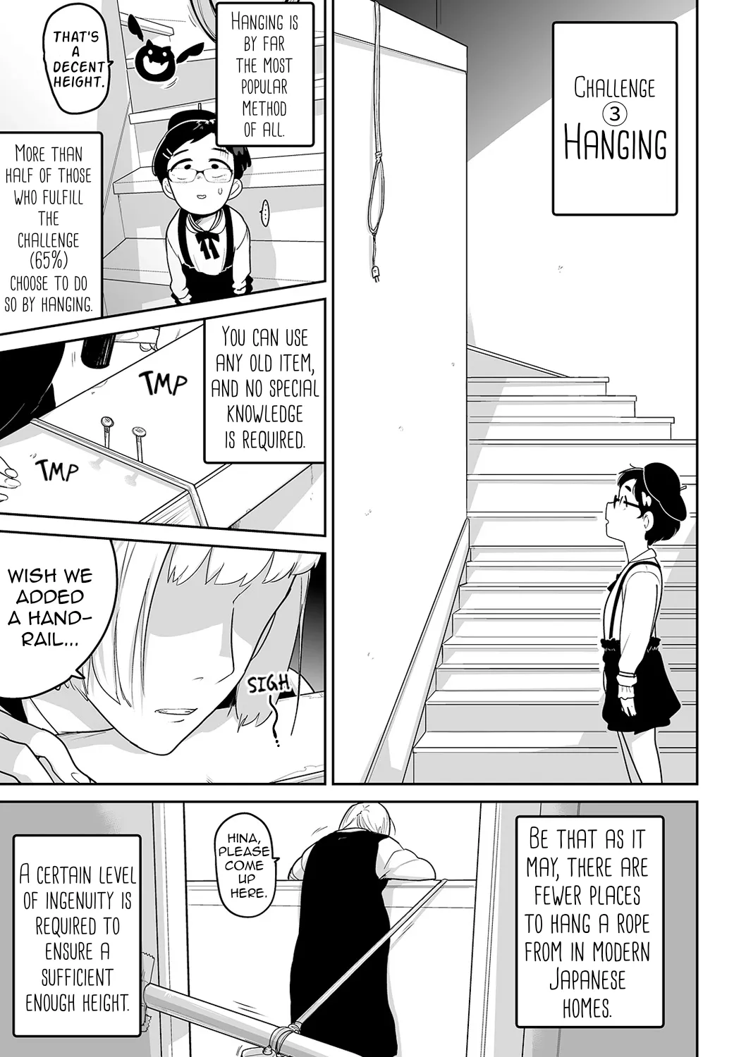 Suicide Challenge page 14 original parody - rough translation glasses hentai manga - read online free