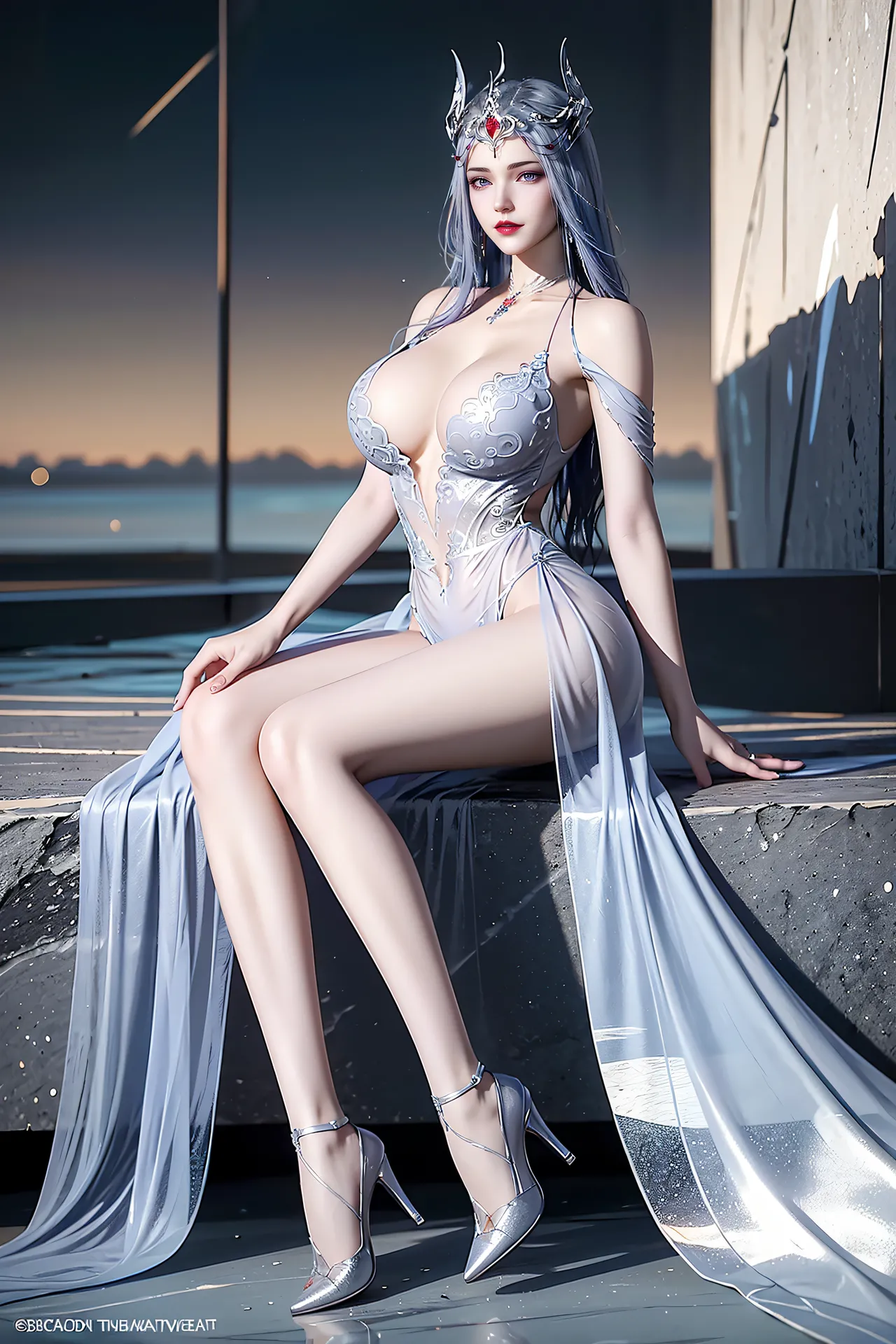 波塞西薄纱（横竖结合） page 32 - ai generated hentai manga - read online free