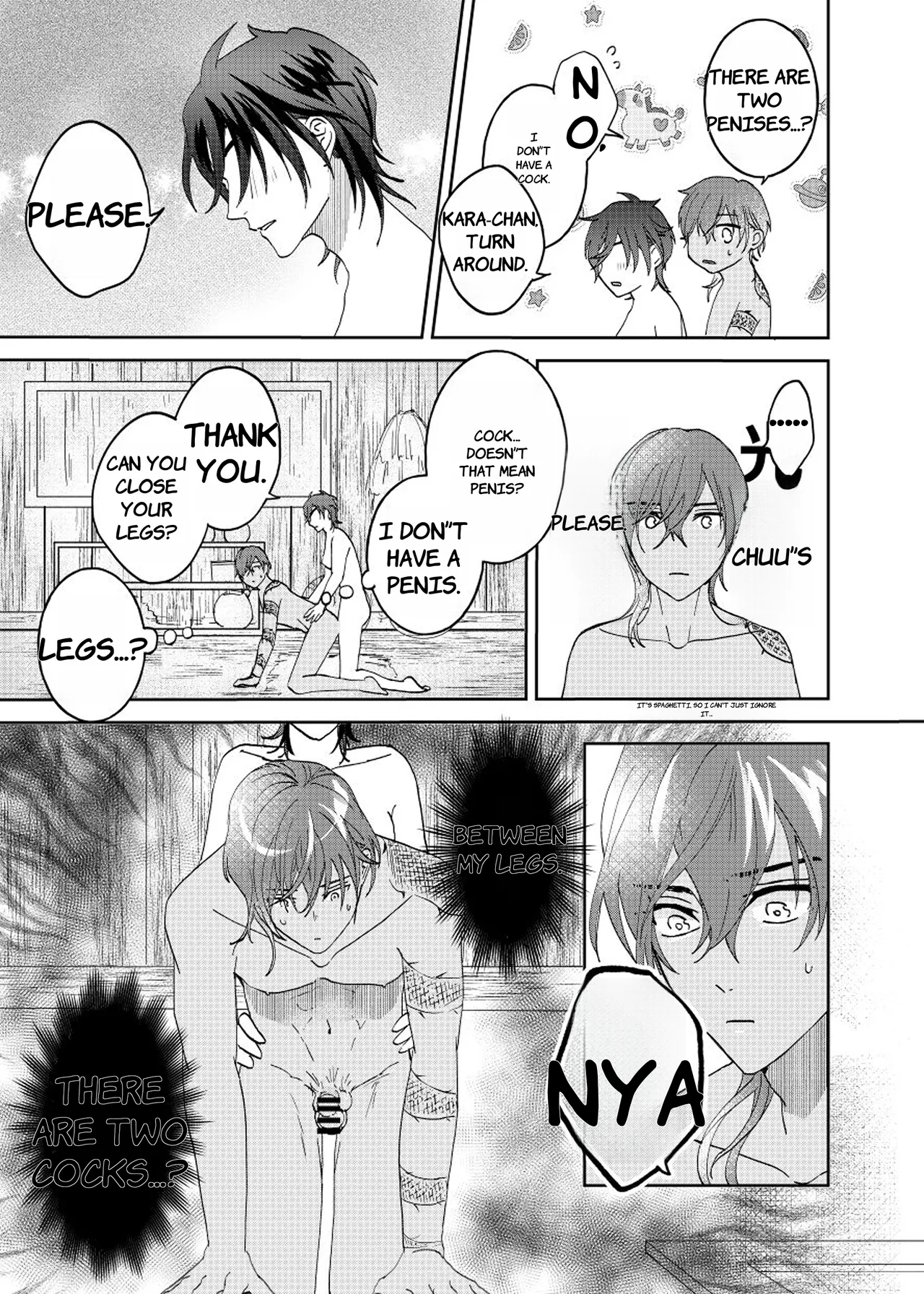Ame Tokidoki Futanari × Supadari - English page 11 featuring shokudaikiri mitsutada touken ranbu parody - sole male rough translation hentai manga - read online free