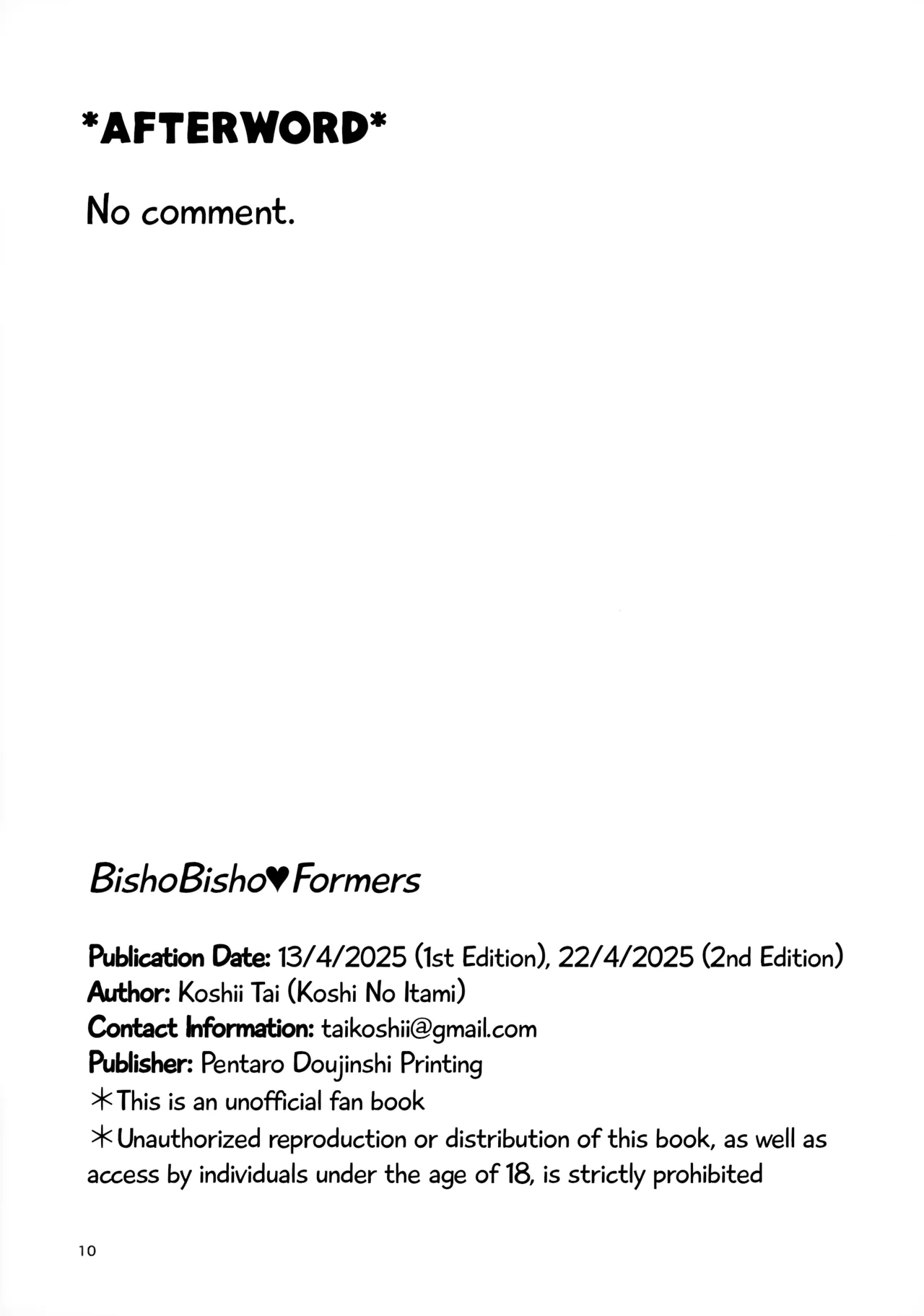 BishoBisho Formers page 9 featuring megatron transformers parody - uncensored big ass hentai manga - read online free