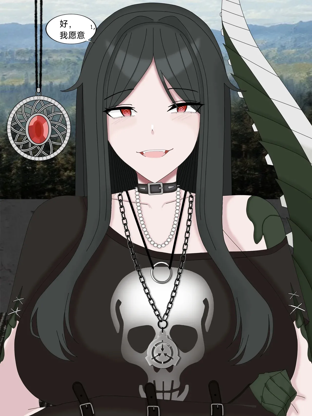 682 Female - Doujinshi page 9 featuring scp-682 scp foundation parody - rough translation big breasts hentai manga - read online free