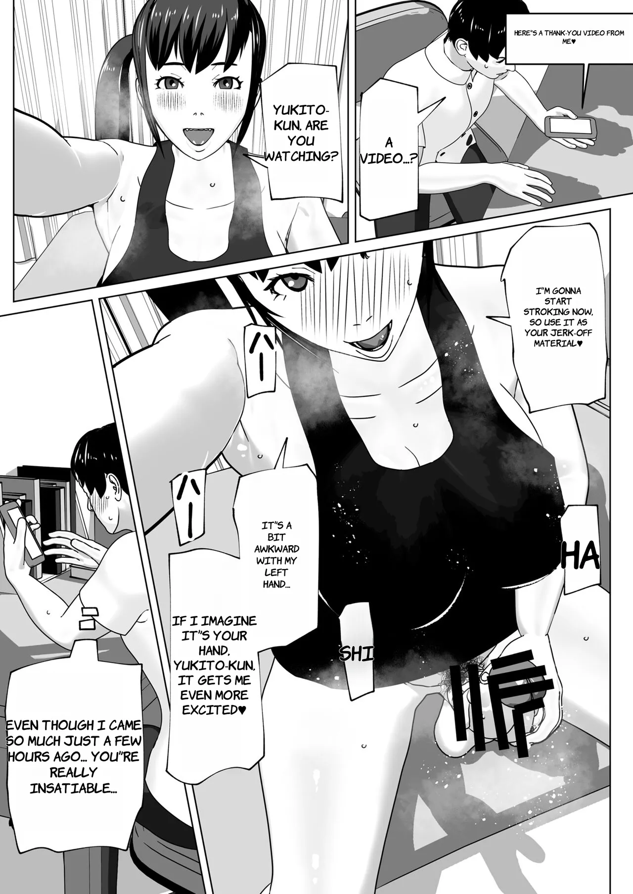 Kanojo ni Chinpo ga Atta node - ENGLISH AI TRANSLATED page 14 original parody - big breasts shemale hentai manga - read online free