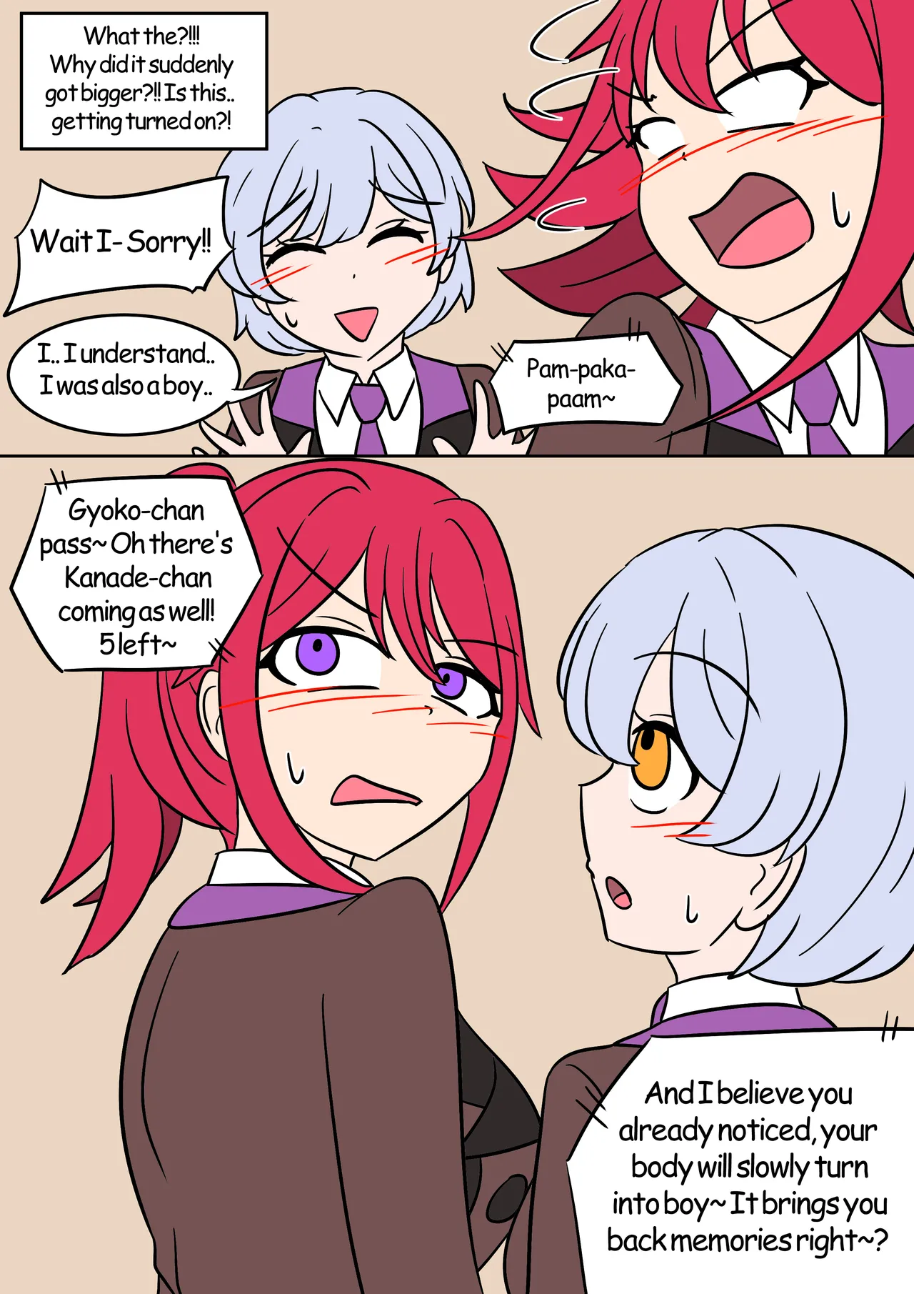 TSG page 58 original parody - transformation full censorship hentai manga - read online free