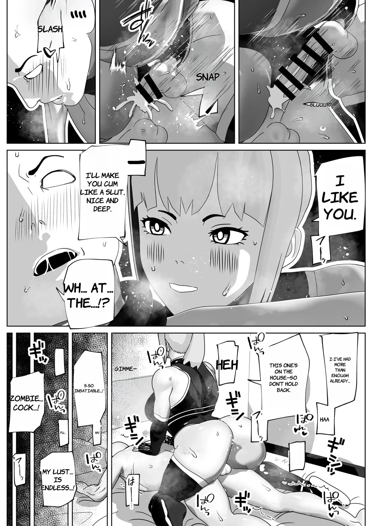 Mesuiki Saseru dake no Oshigoto desu - ENGLISH AI TRANSLATED page 36 original parody - futanari kissing hentai manga - read online free