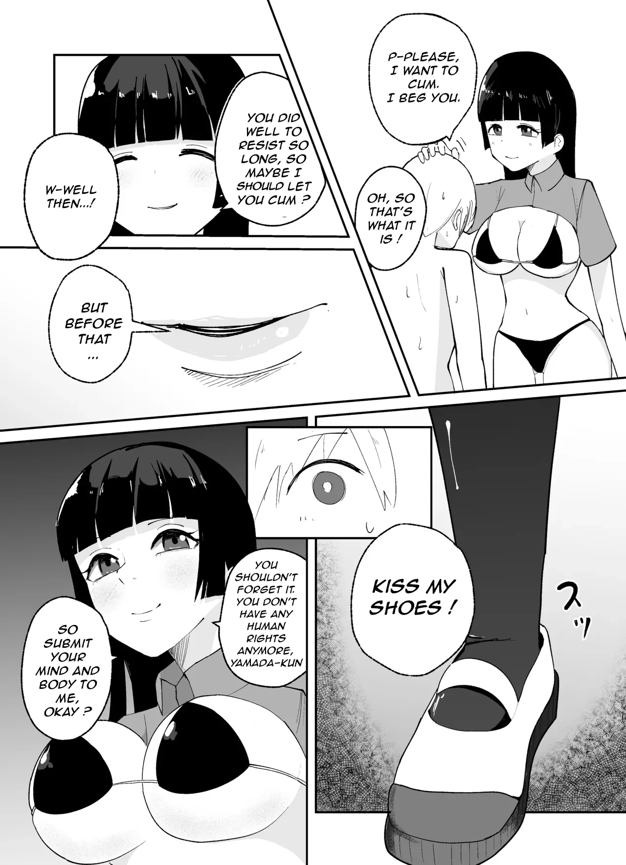 How to Discipline Small-dicked Men ~ Tanshou Danshi no Shitsukekata EN page 14 original parody - big breasts chastity belt hentai manga - read online free