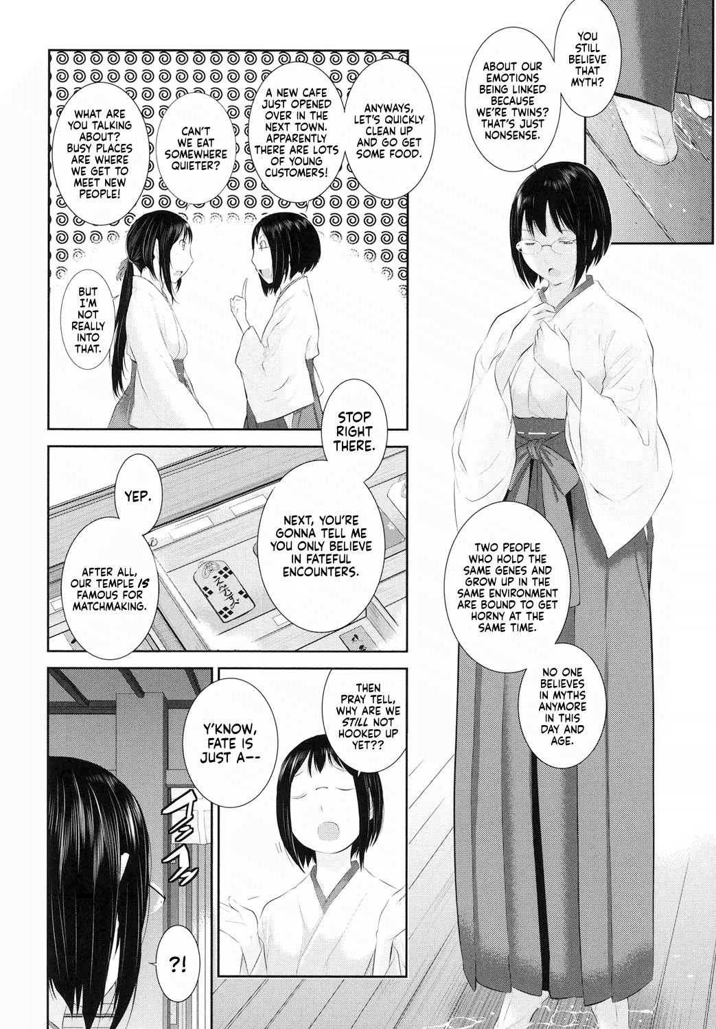 Miko no Iru Machi | The Town of Mikos page 114 - nakadashi stockings hentai manga - read online free