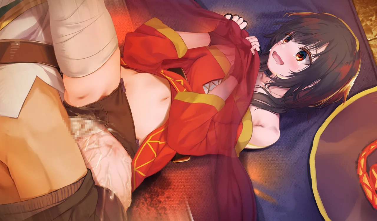 Megumin 1~5 page 200 featuring megumin kono subarashii sekai ni syukufuku o parody - witch group hentai manga - read online free