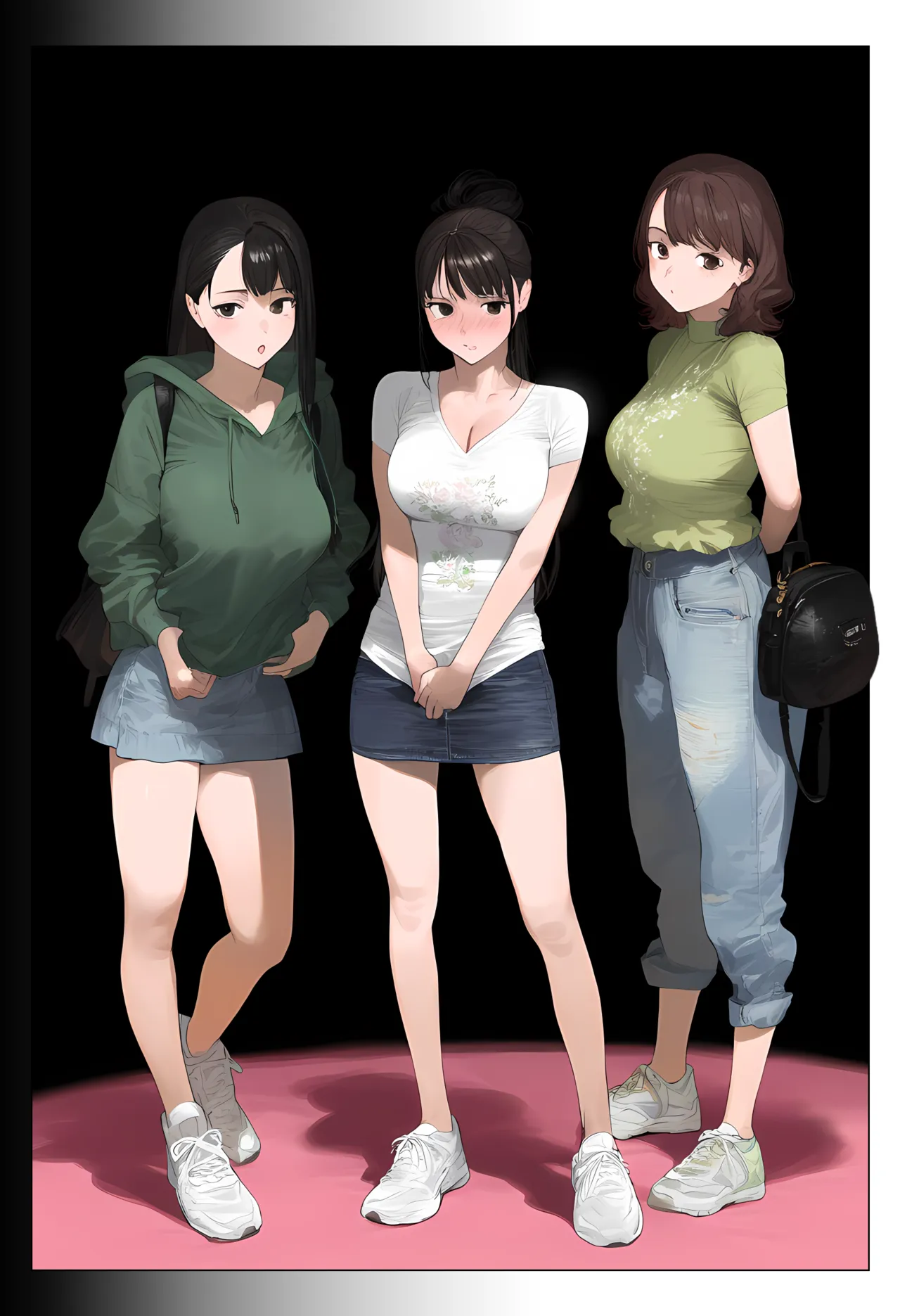 【催●app】催●アプリで全員支配、妊娠適齢デカ乳美人おじさん赤ちゃん托卵中3 page 95 - kissing blowjob hentai manga - read online free