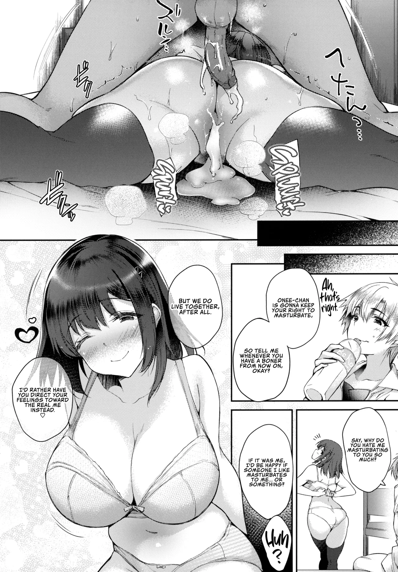 (C97) [Mata Ashita. (Oohira Sunset)] Anenie Life -Boku no Onanie wa Ane no Mono- | Big Sis Masturbation Life -My Masturbation Right Belongs to My Older Step Sister- [English] [RedLantern] [Decensored] page 36 original parody - handjob inseki hentai manga - read online free