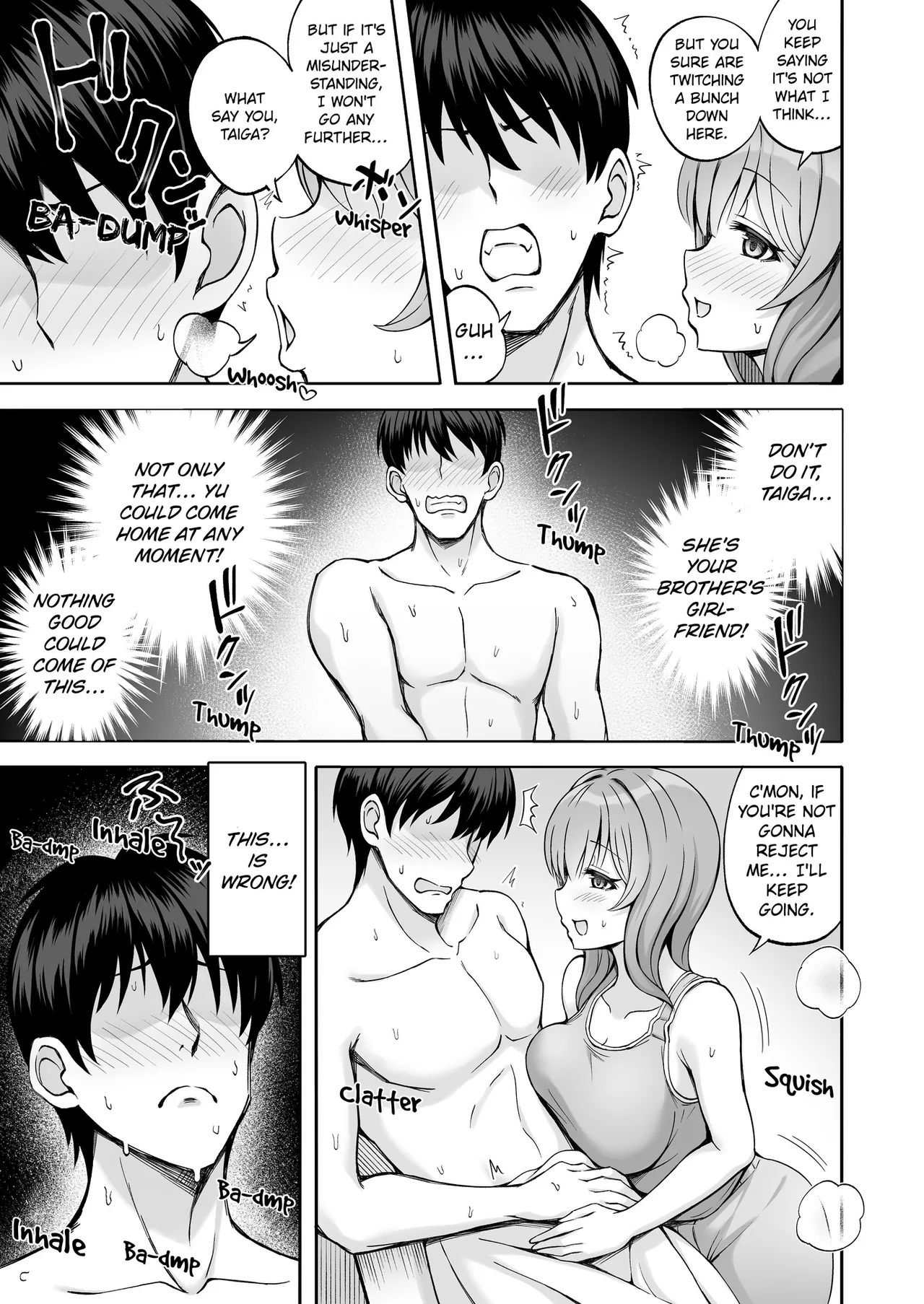 Aniki no Kanojo-san wa Yasashikute Iyashikei dakedo Nakami wa Ecchi na Hito deshita. | My Brother's Girlfriend Seems Kind and Soothing, but Is Actually a Pervert. page 14 original parody - handjob big breasts hentai manga - read online free