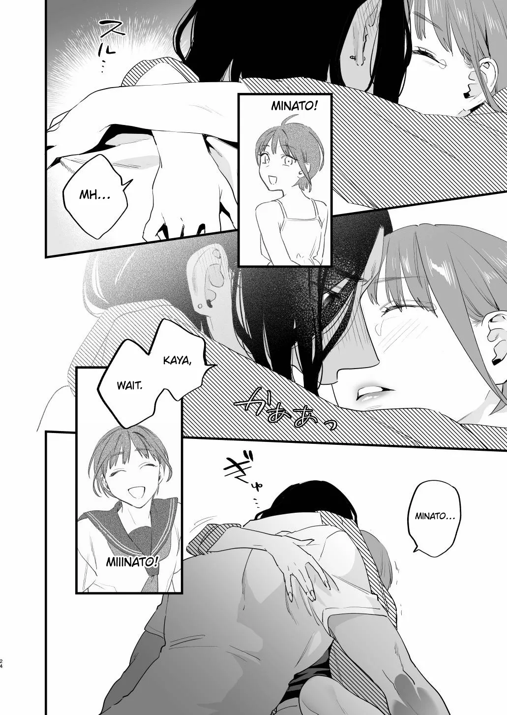 [Mushaburu (Musha Sabu)] Suki ni Nattara Dame, Nano ni -Hitozuma no Osananajimi- | I Shouldn't Fall in Love, But... -My Married Childhood Friend- [English] [ConTL] [Digital] page 24 original parody - kissing piercing hentai manga - read online free